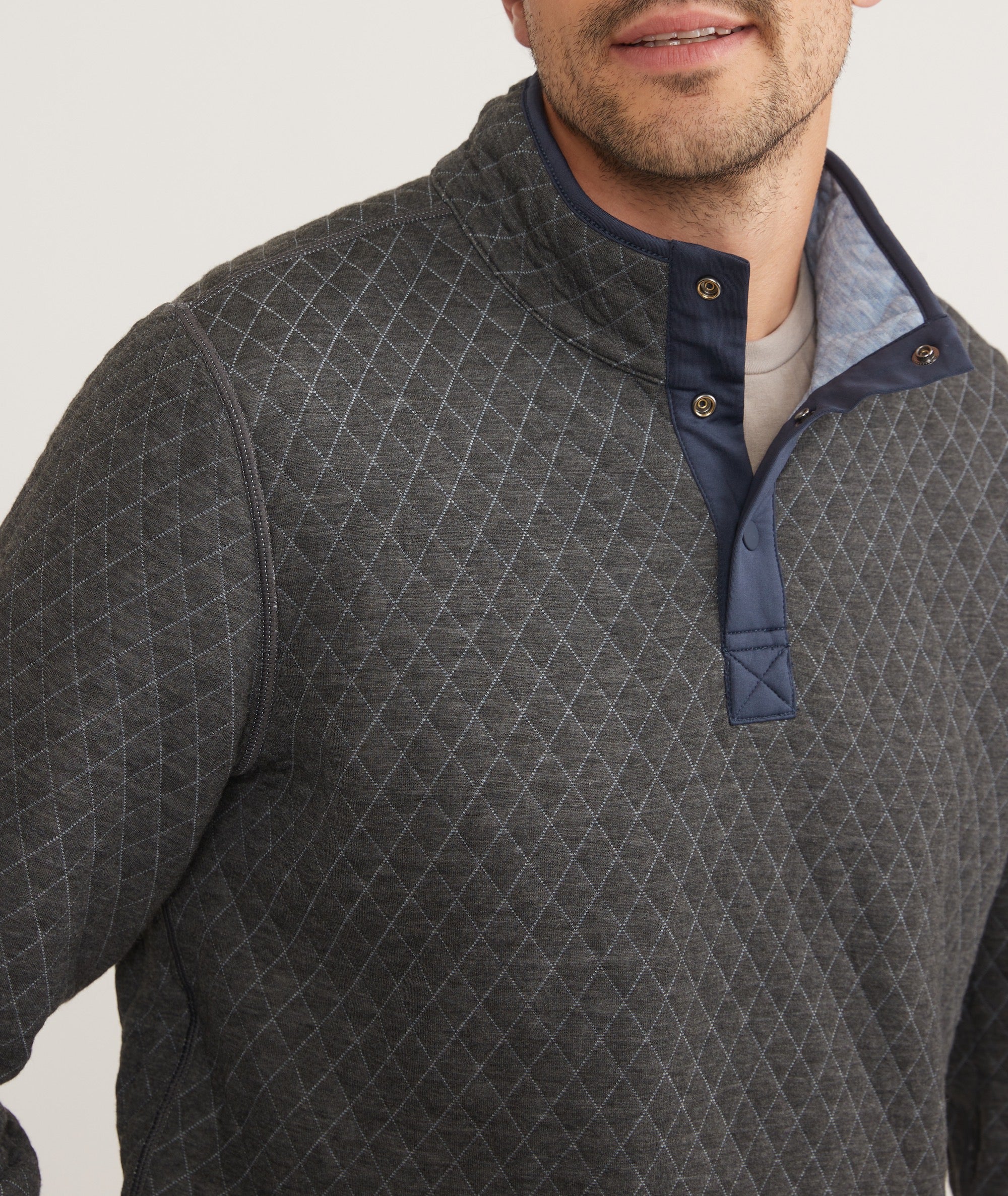 Men's Corbet Quilted Reversible Pullover