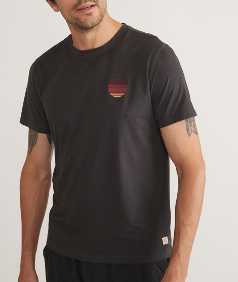 Re-Spun Sport Crew Graphic Tee