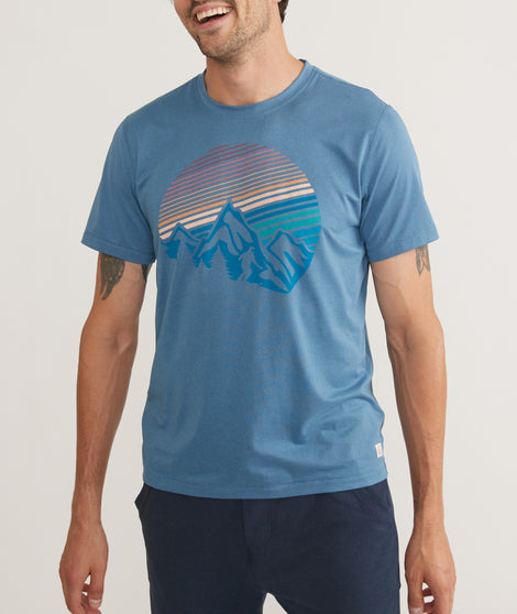Re-Spun Sport Crew Graphic Tee