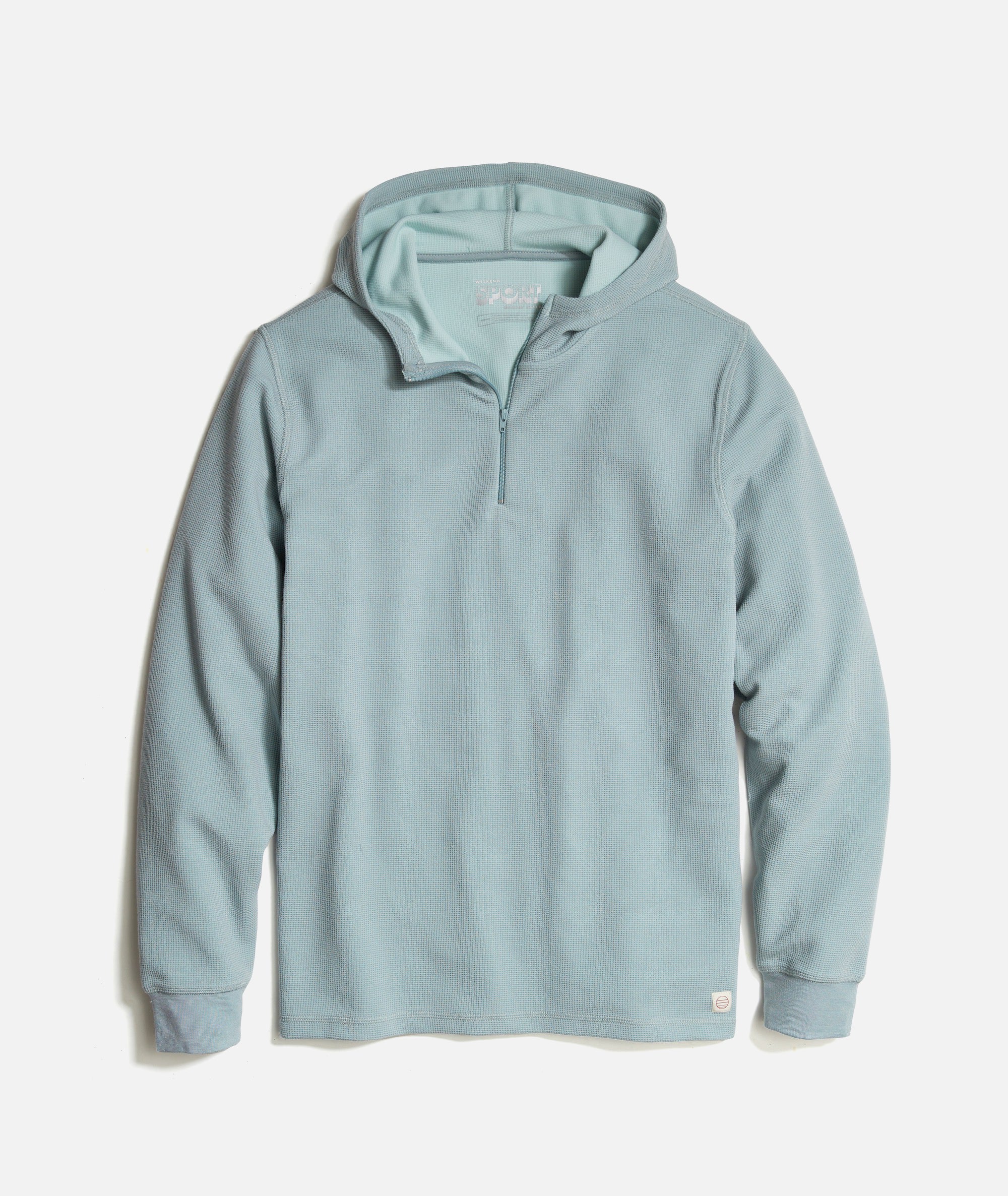 Waffle hoodie shop pullover
