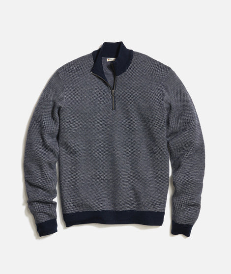 Textured Sweater Quarter Zip