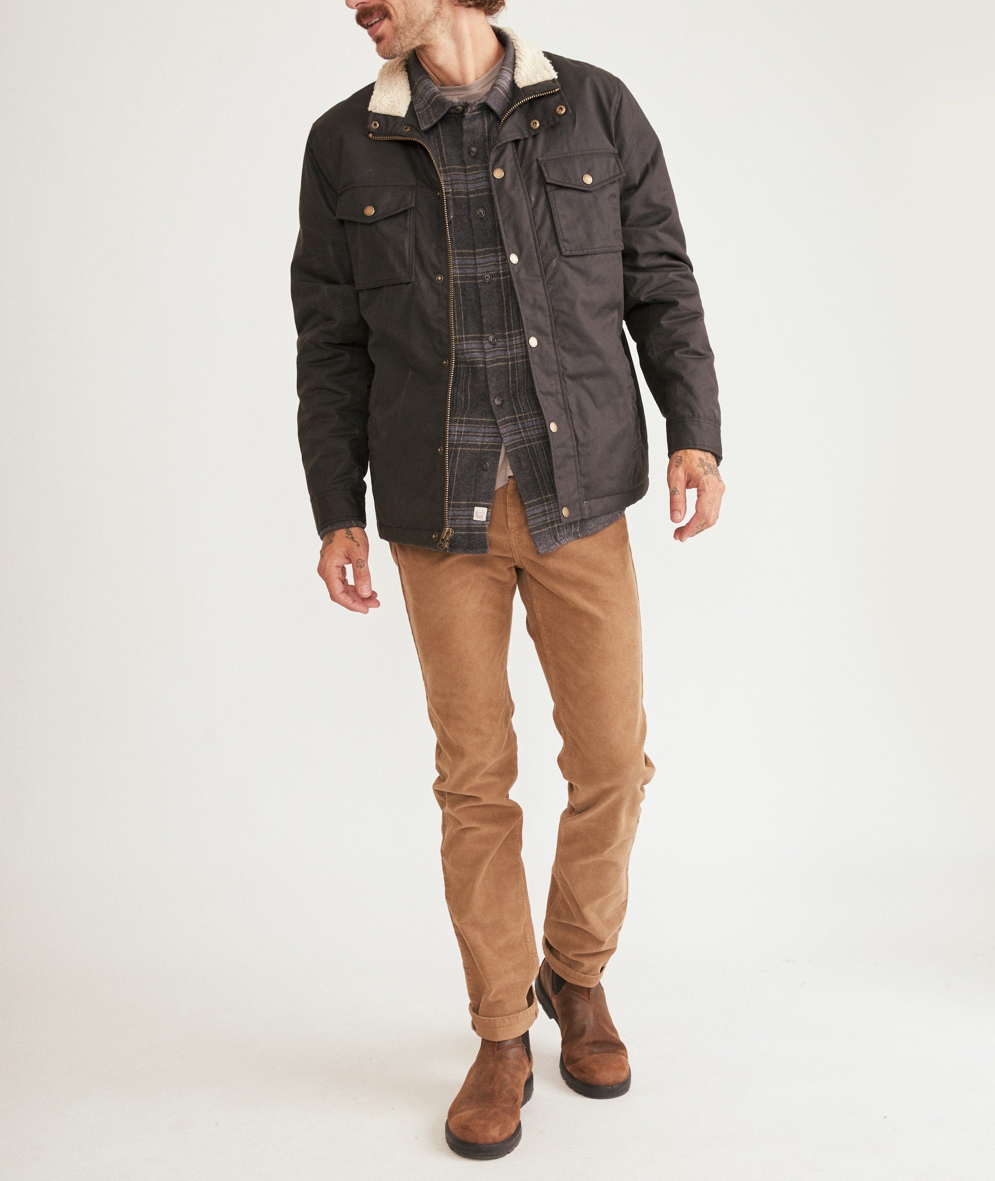 James Waxed Canvas Jacket Marine Layer
