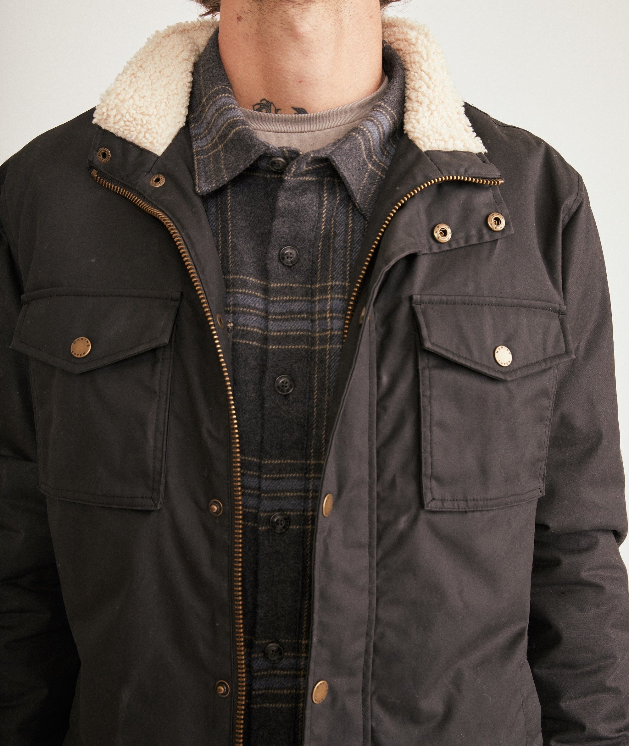 James Waxed Canvas Jacket Marine Layer