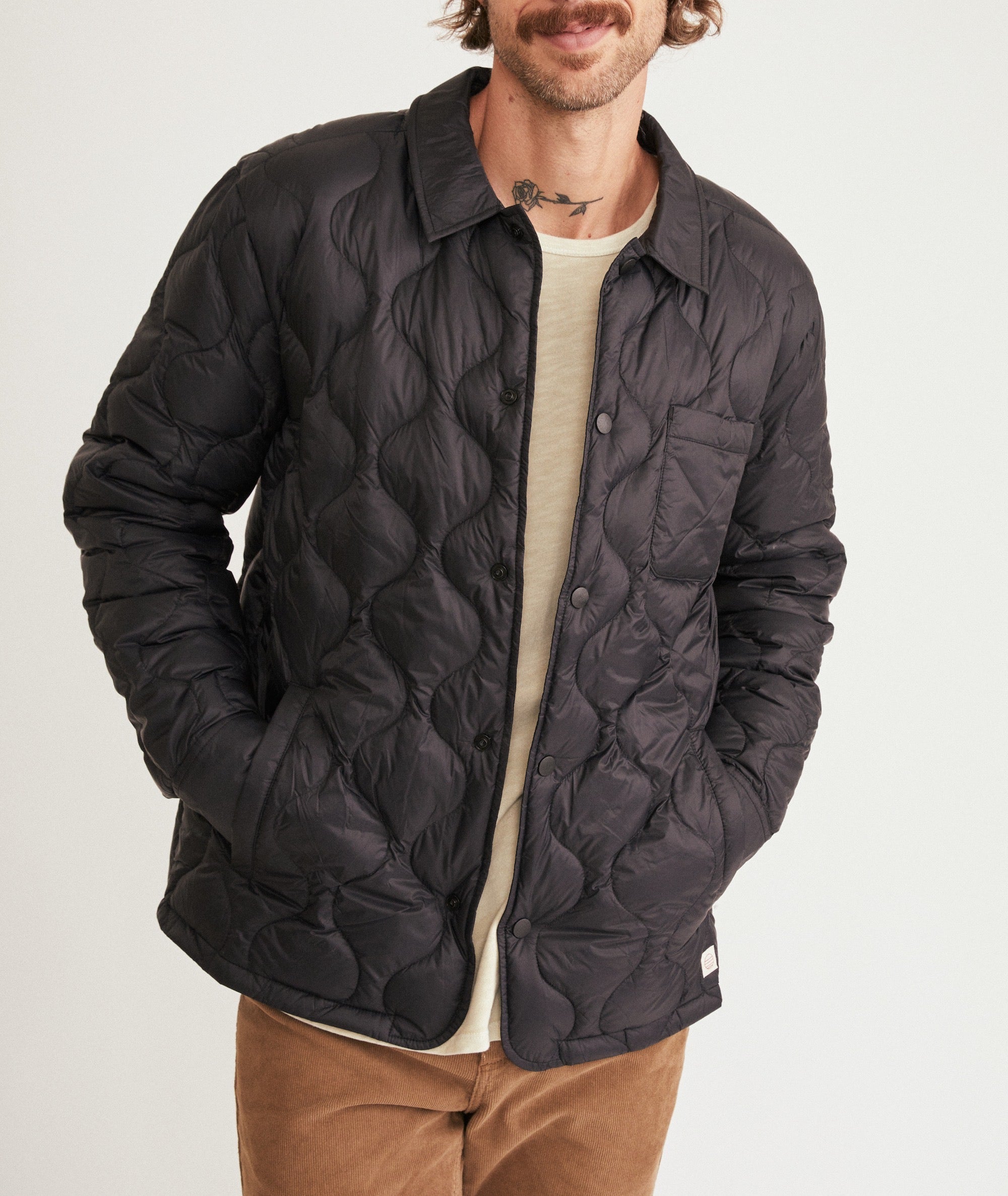 Quilted best sale chore jacket
