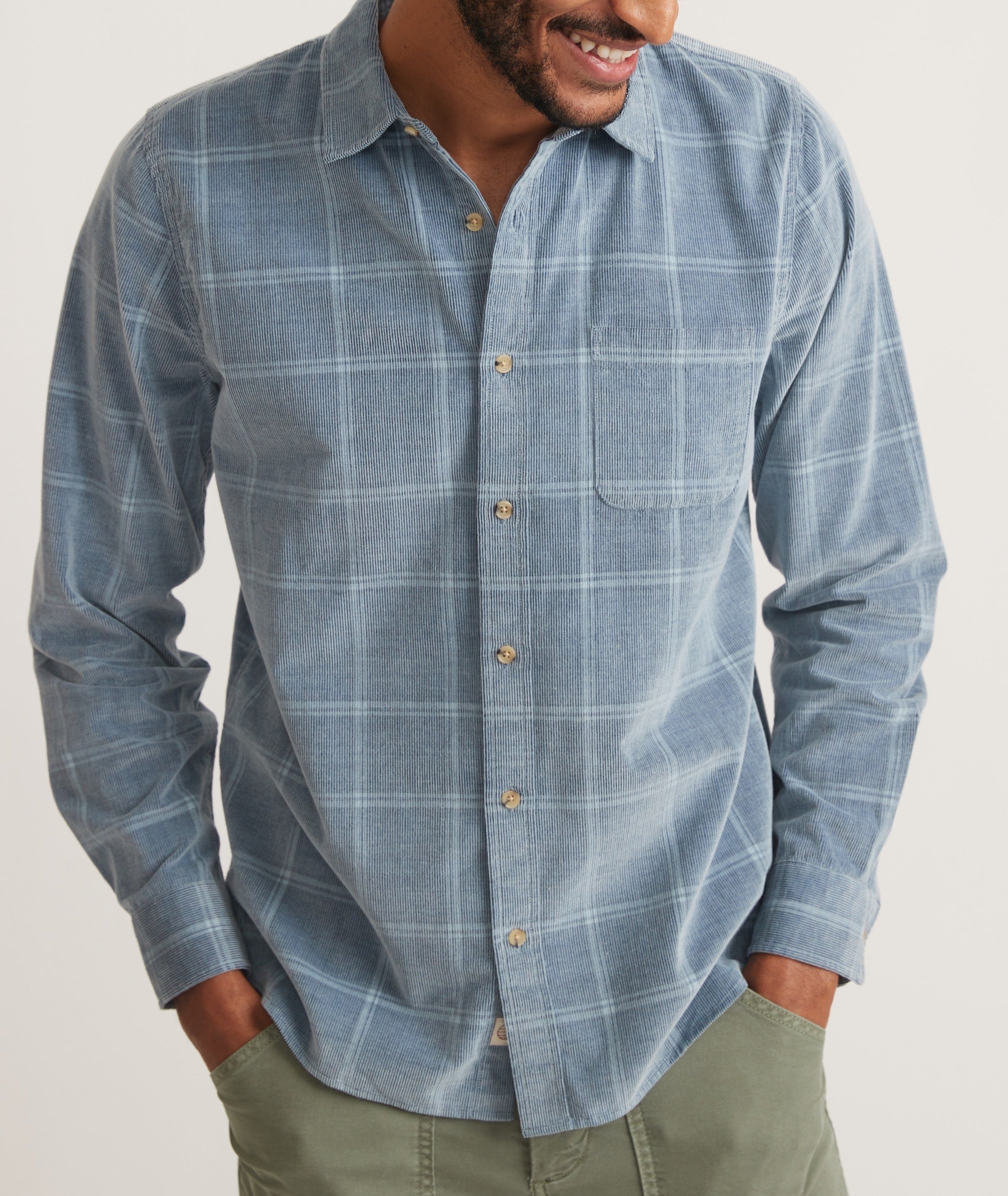 Grey 2025 cord shirt