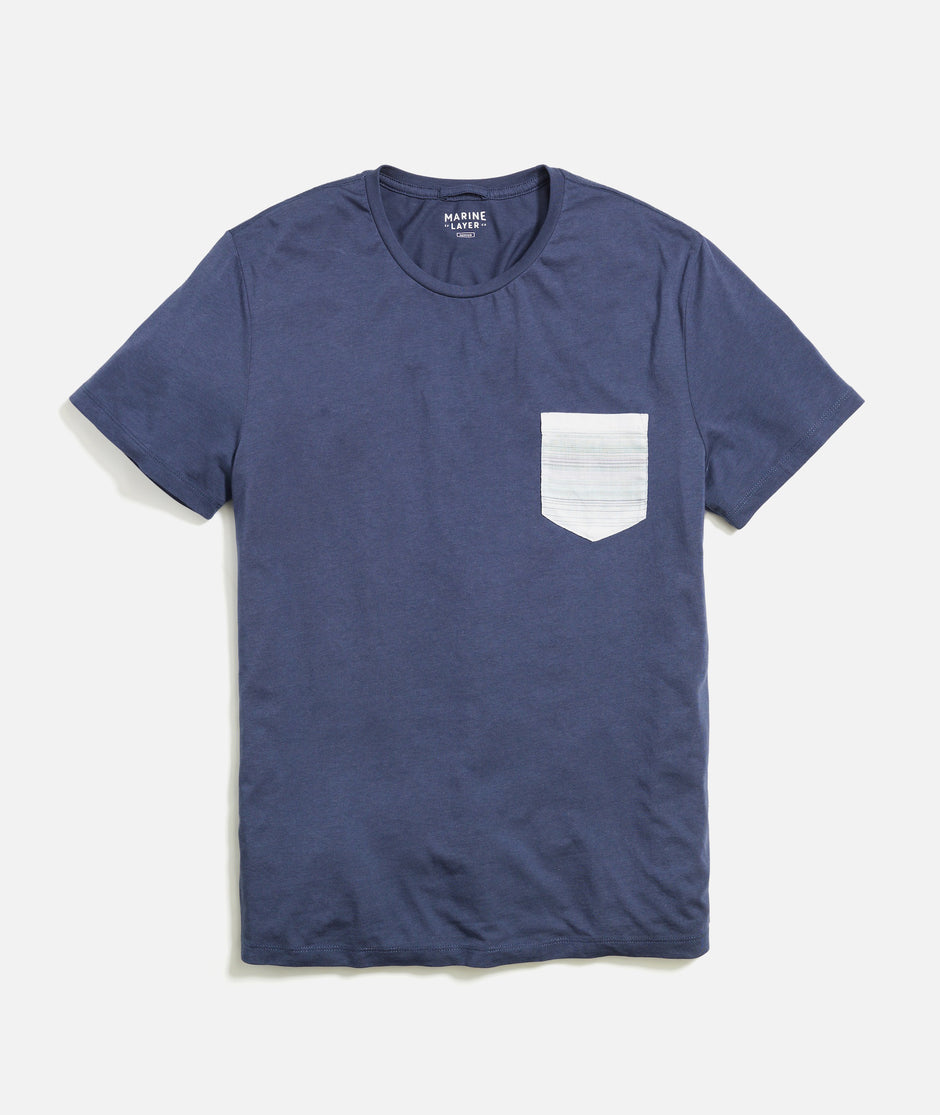 Signature Printed Pocket Tee