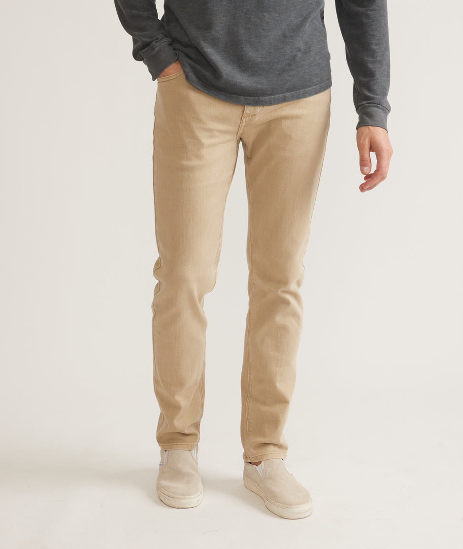 5 Pocket Slim Straight Twill Pant