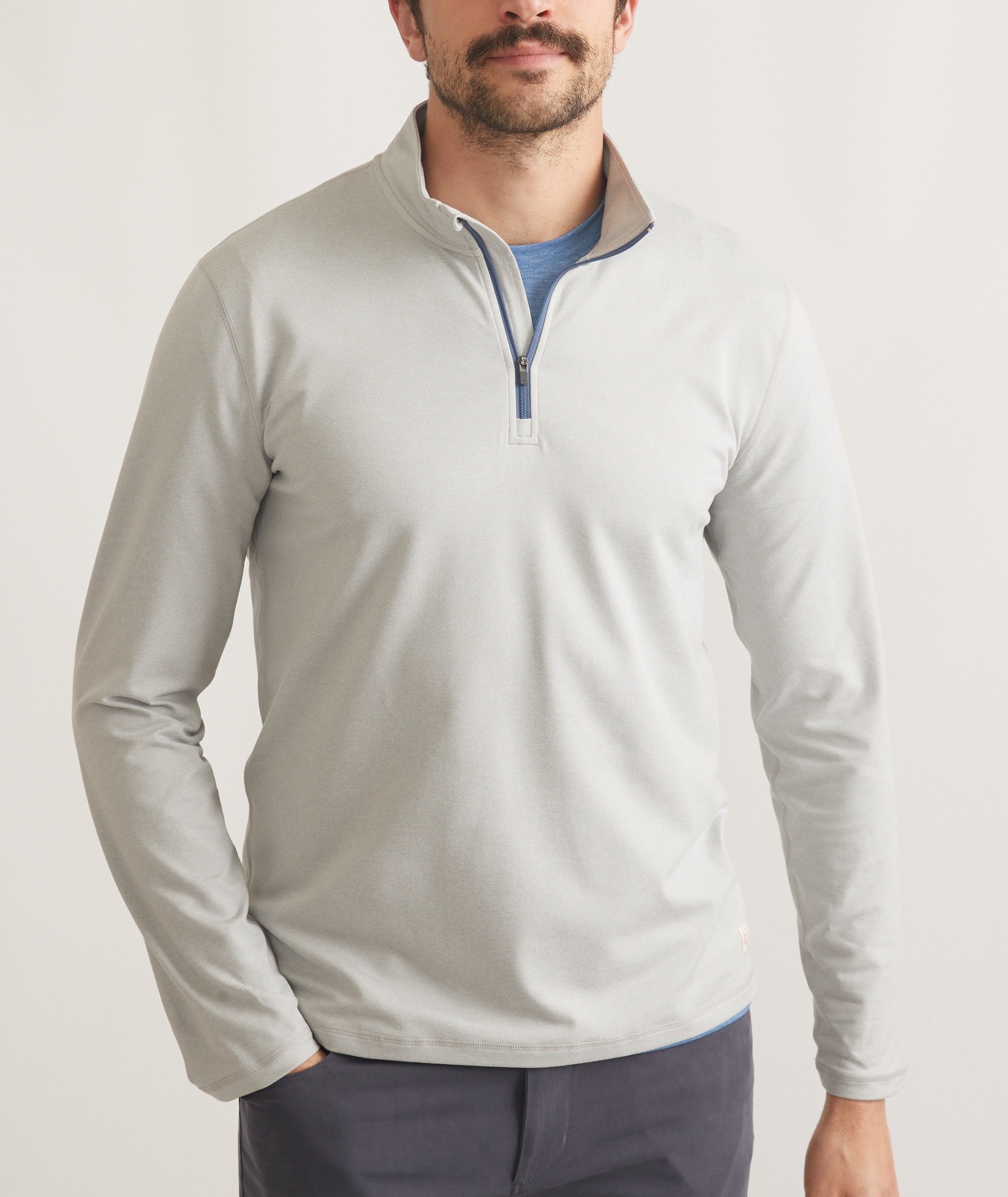 Range Rover Quarter Zip Custom Cut & Sew Sport Quarter Zip – Marine Layer