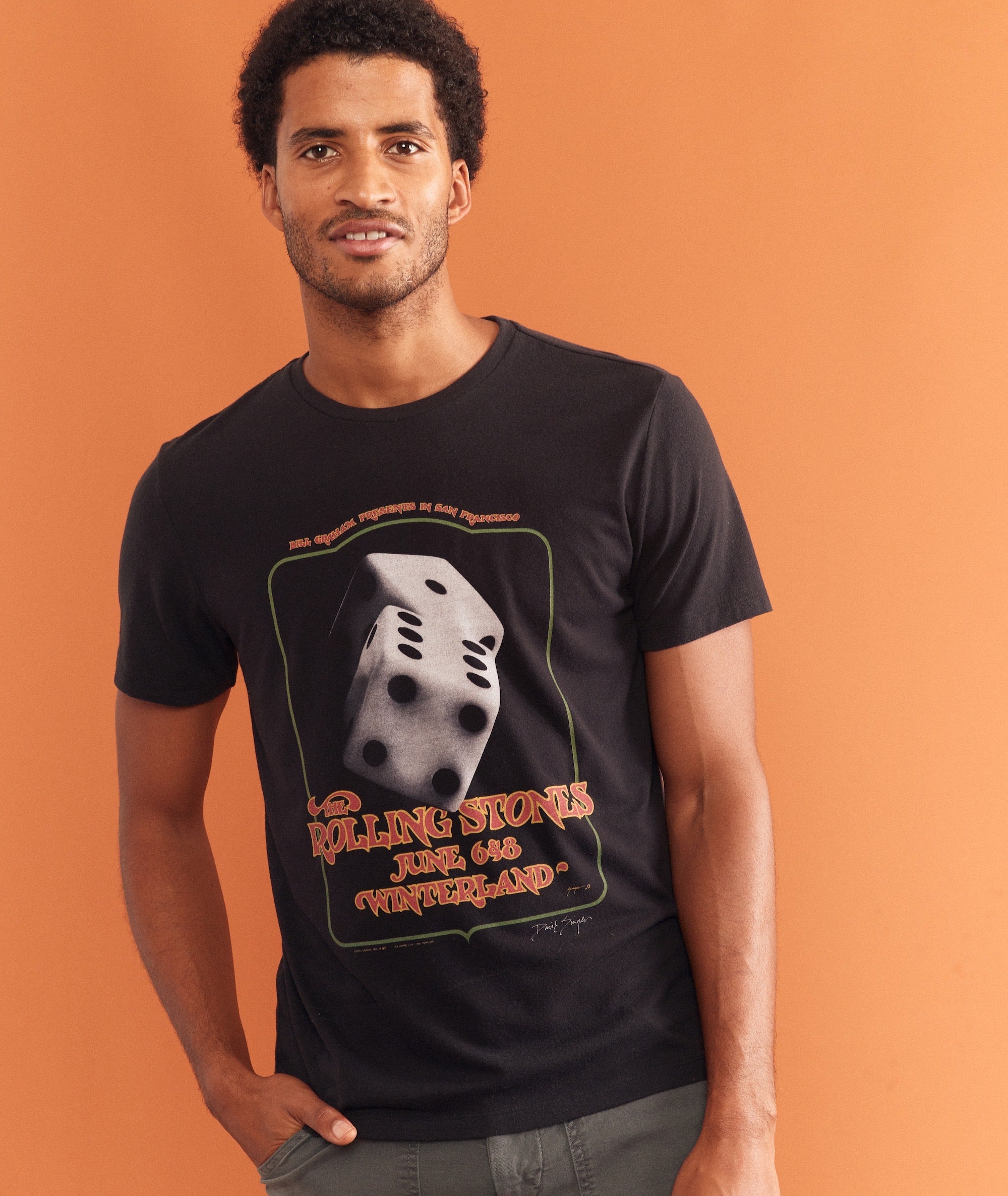 The Rolling Stones Winterland Unisex Tee Marine Layer