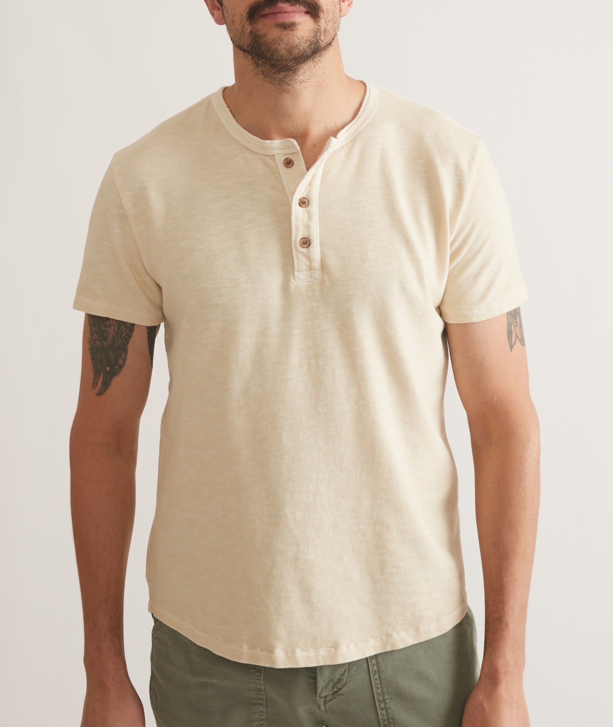 Vintage henley discount t shirts