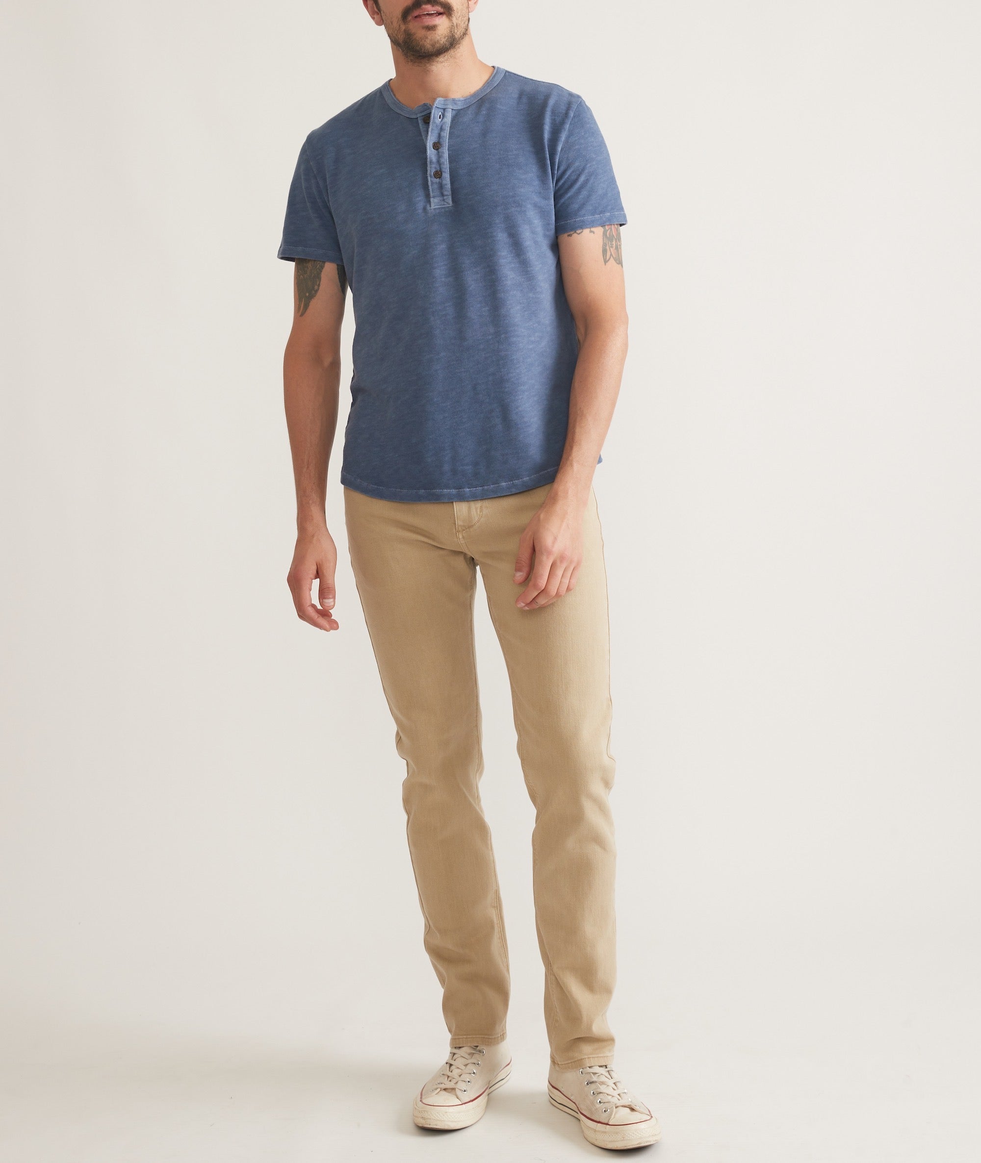 Vintage Heavy Slub Henley