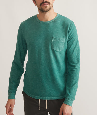 Vintage Heavy Slub Long Sleeve Pocket Tee