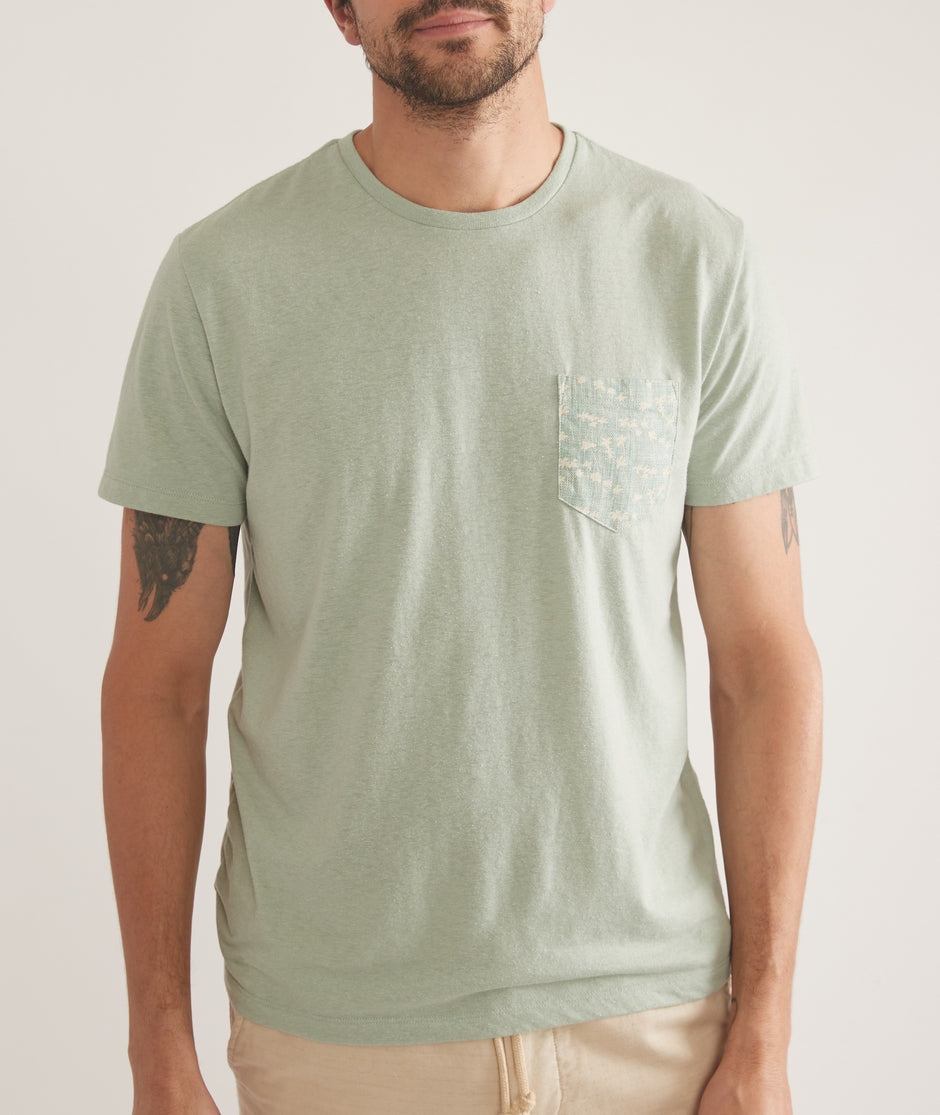 Signature Printed Pocket Tee