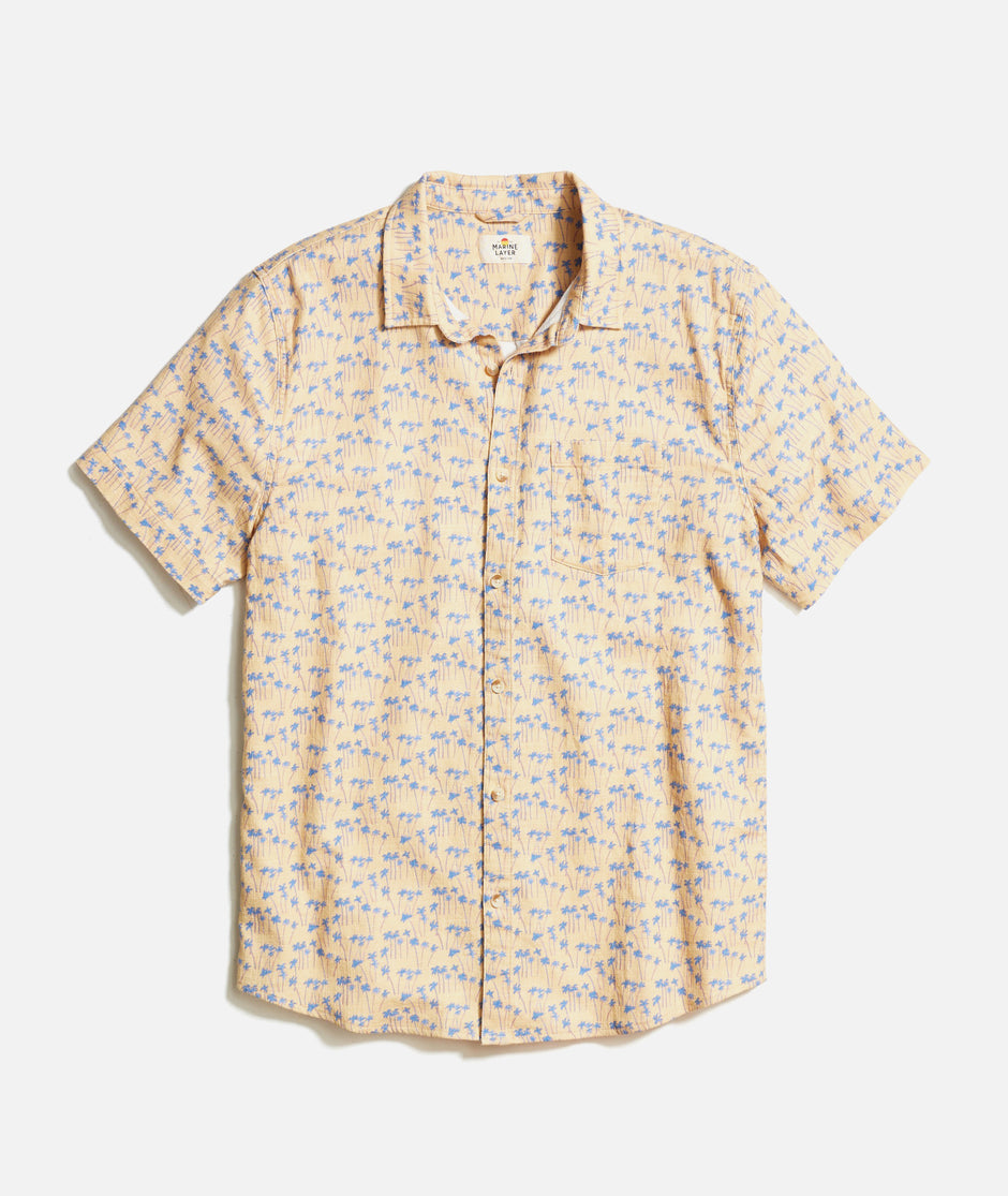 Stretch Selvage Short Sleeve Shirt