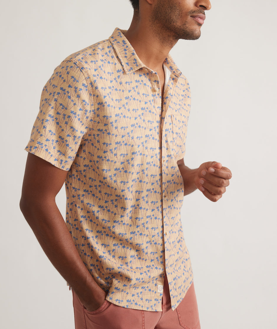 Stretch Selvage Short Sleeve Shirt