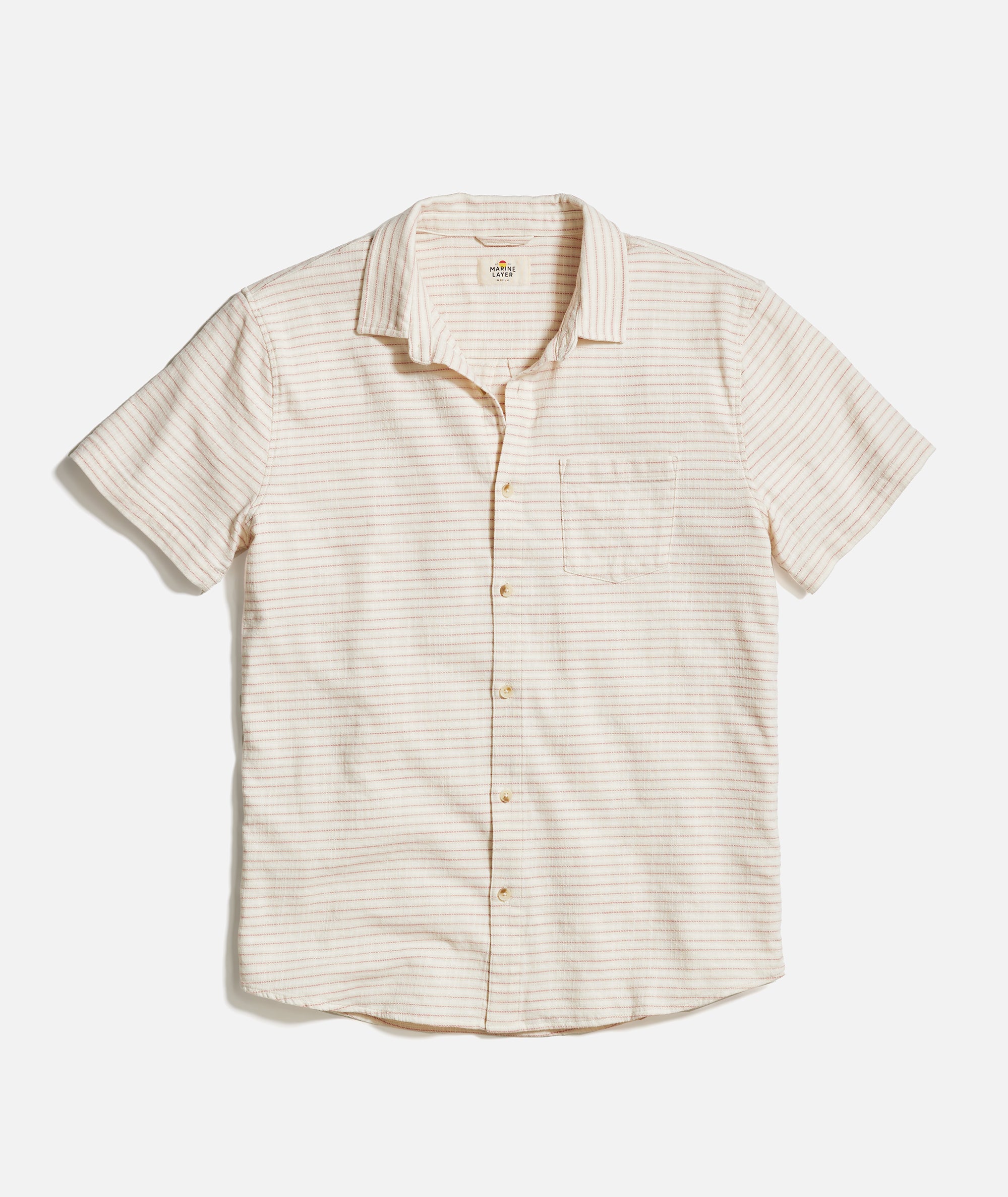 Stretch Selvage Short Sleeve Shirt