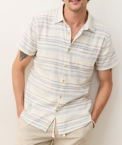 Stretch Selvage Short Sleeve Shirt