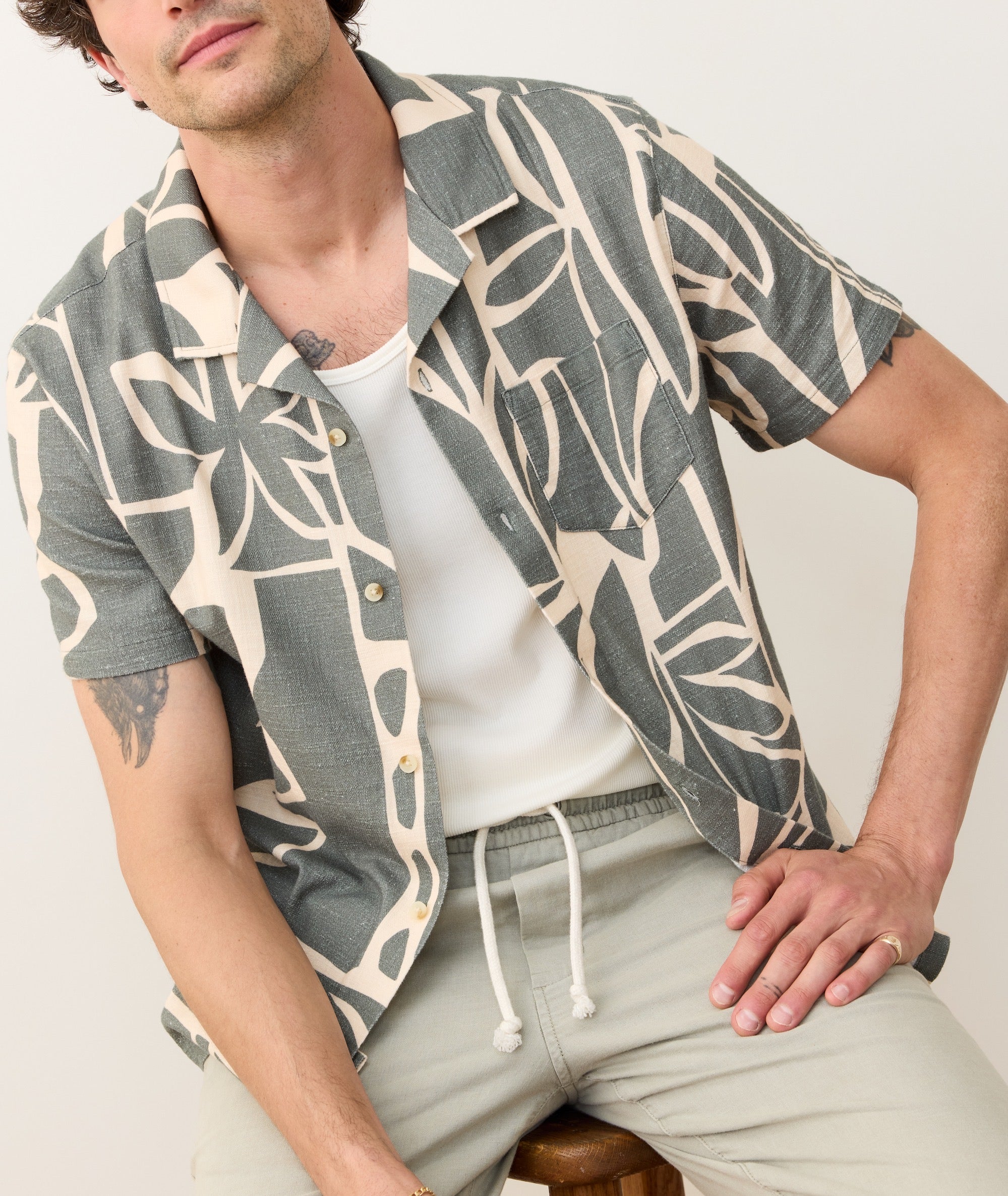 Stretch Selvage Resort Shirt