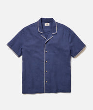 Stretch Selvage Embroidered Resort Shirt