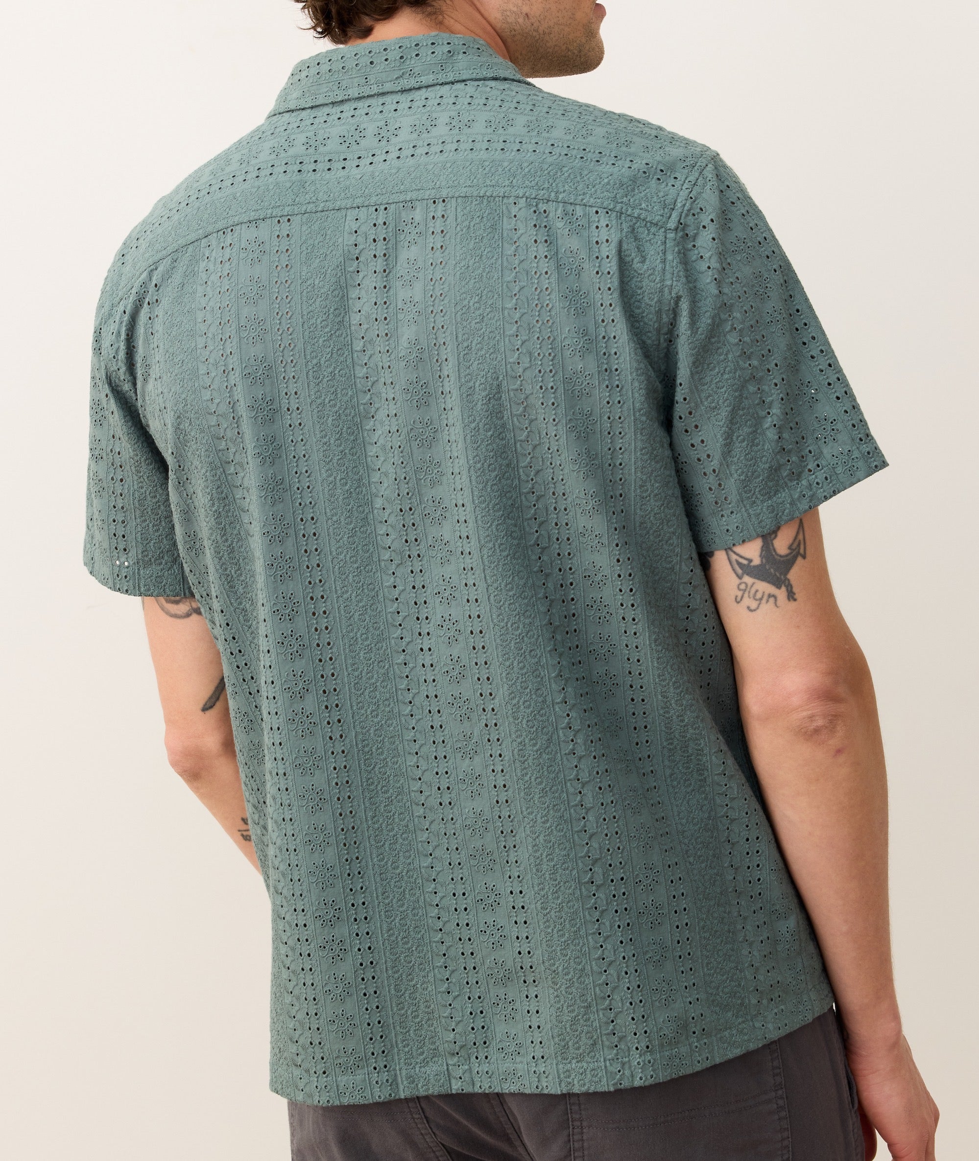 Zane Eyelet Resort Shirt