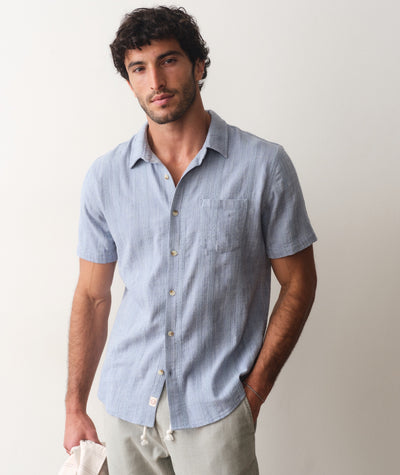 Stretch Selvage Short Sleeve Shirt