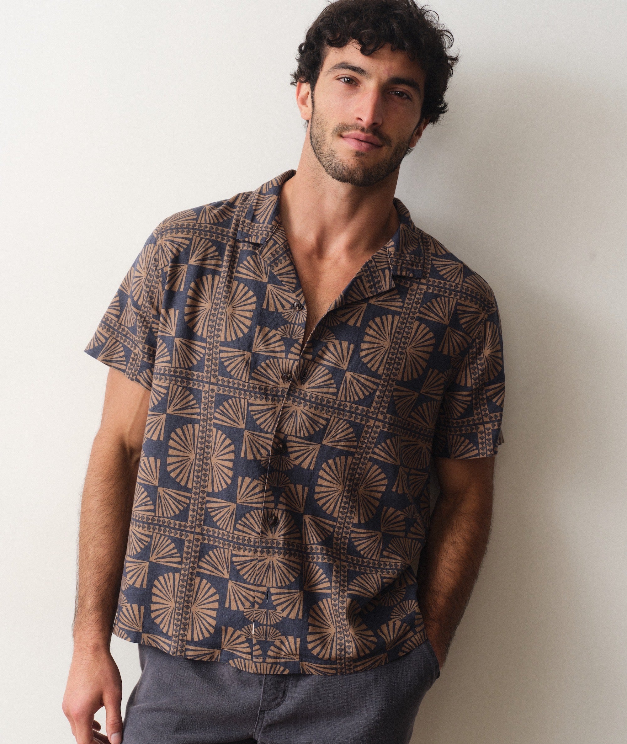 Pablo Tencel Linen Resort Shirt