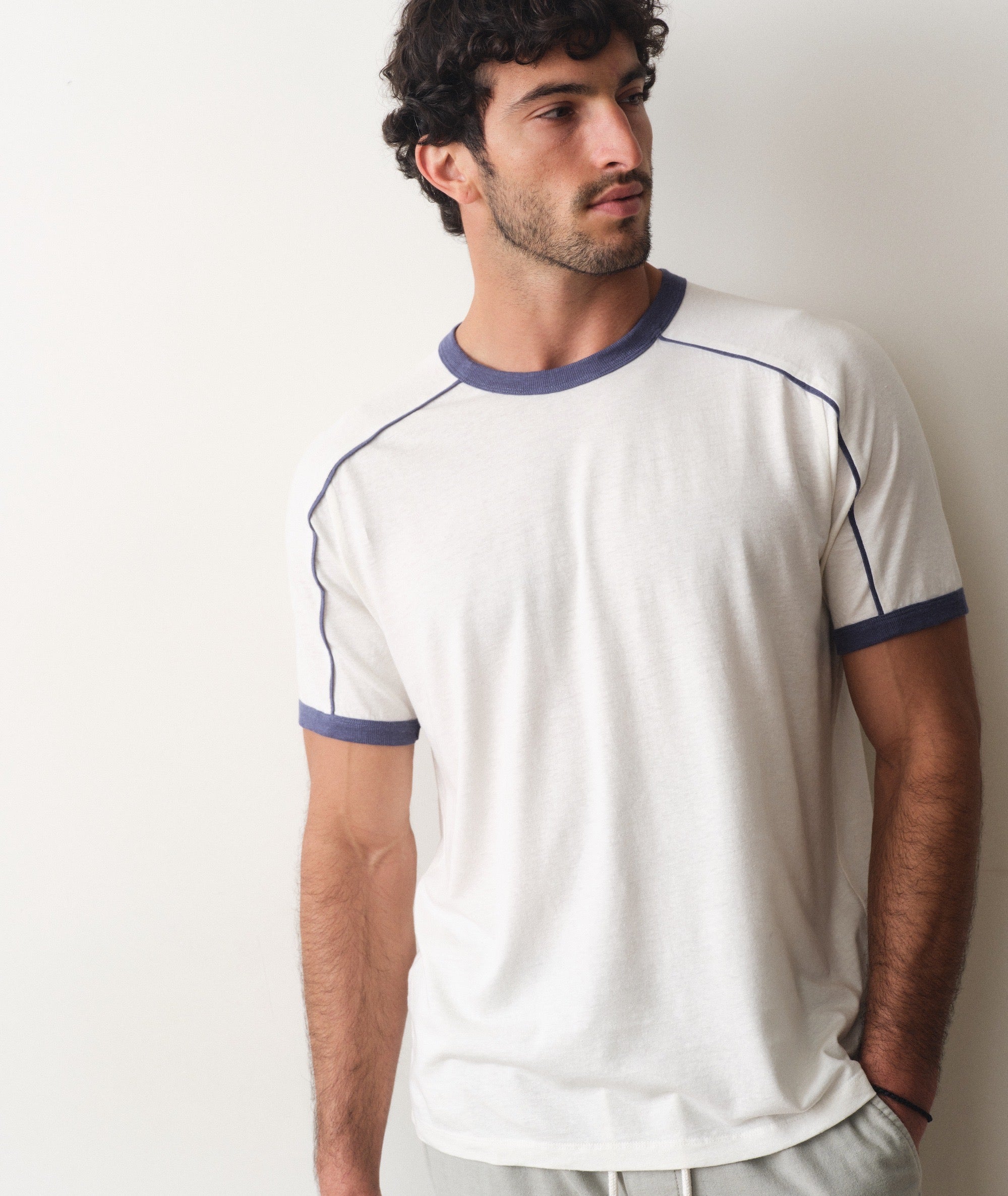 Bodyweb Ringer Tee Hemp Relaxed Ringer Tee – Marine Layer