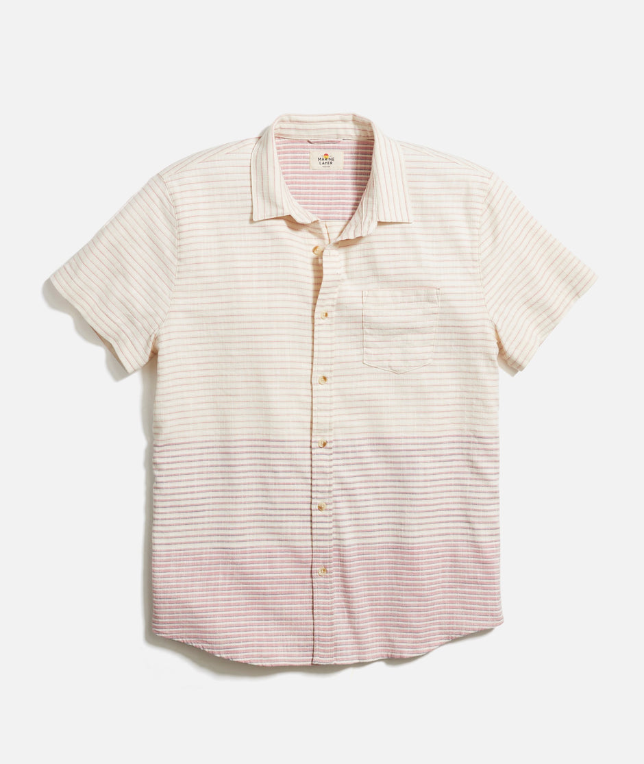 Stretch Selvage Short Sleeve Shirt