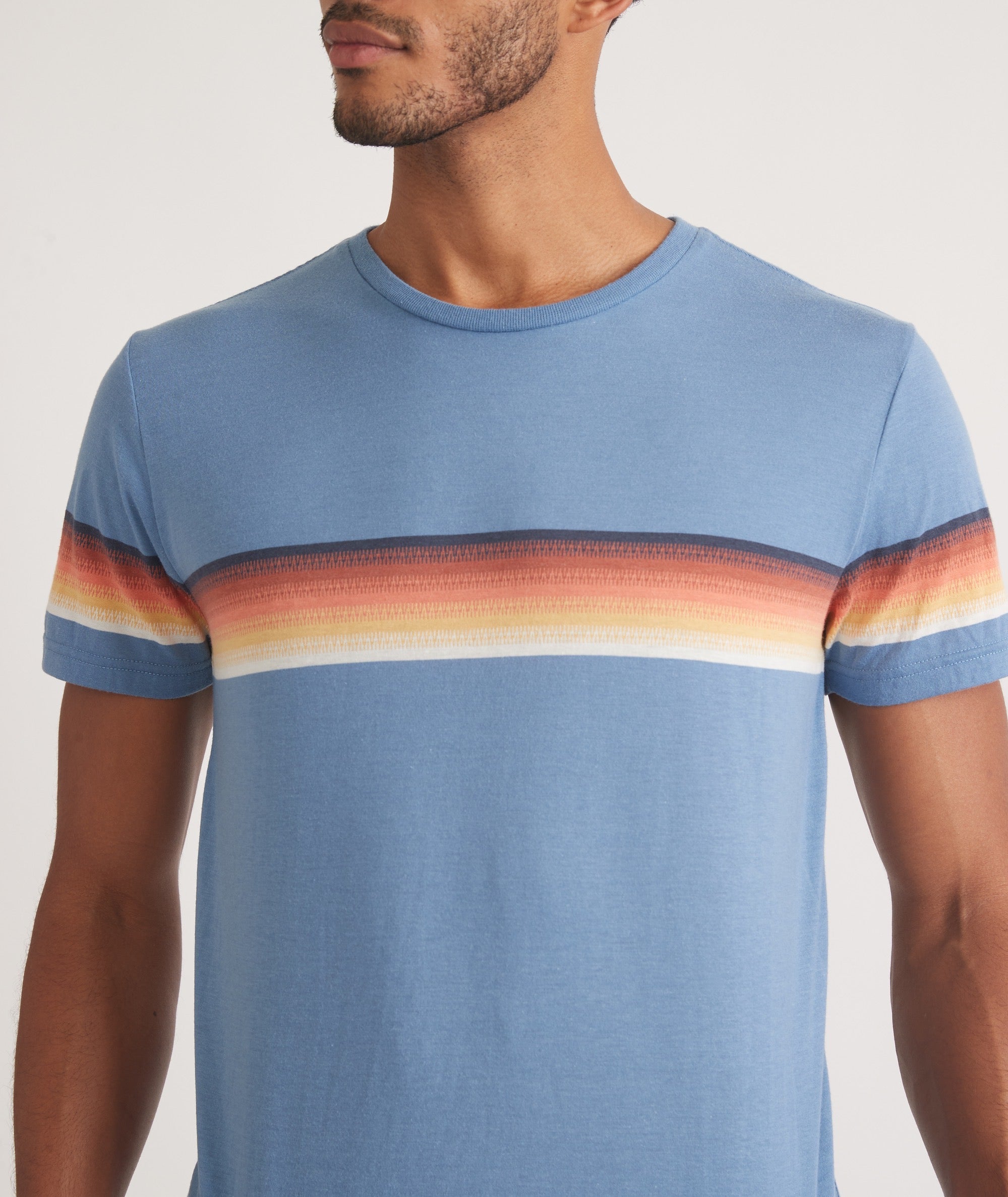 Signature Crew Stripe Tee