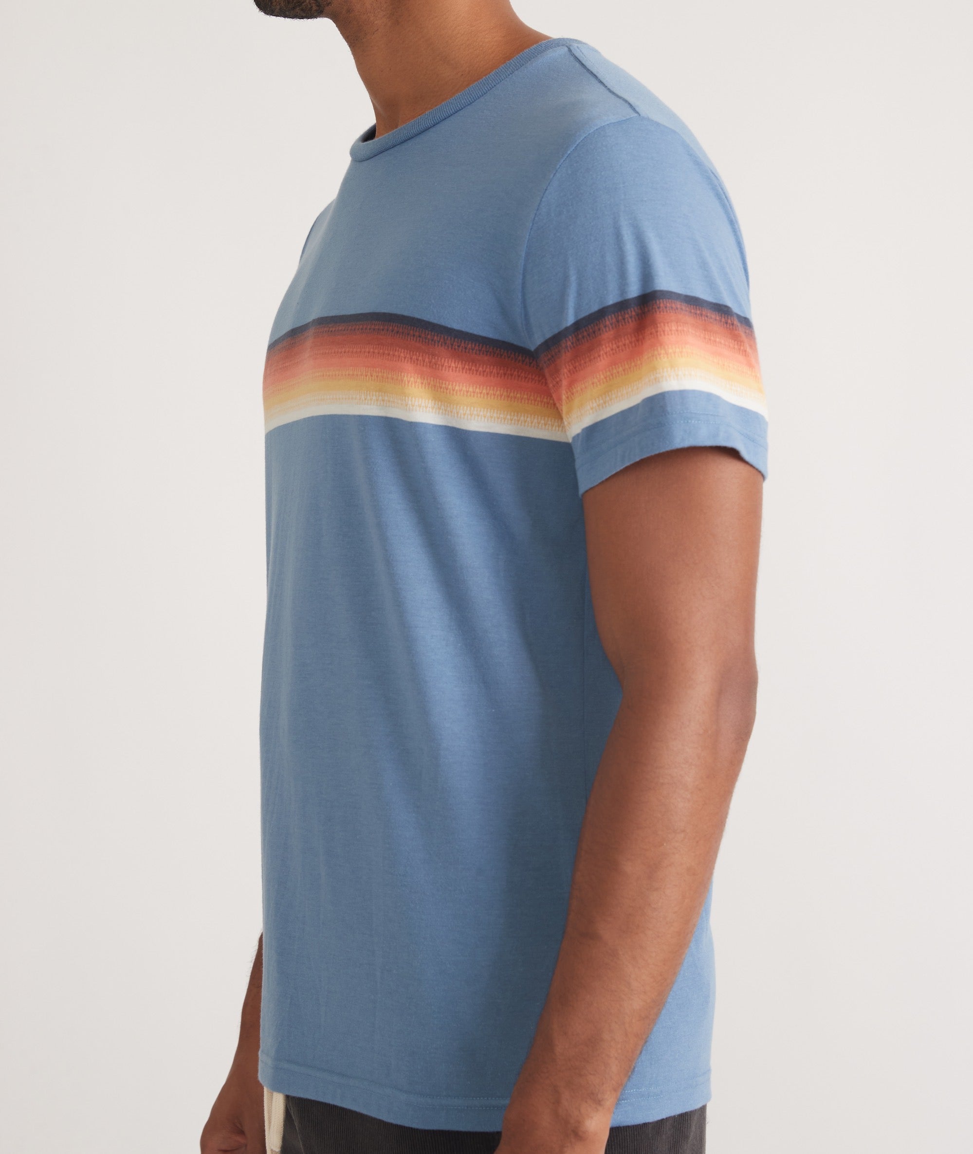Signature Crew Stripe Tee