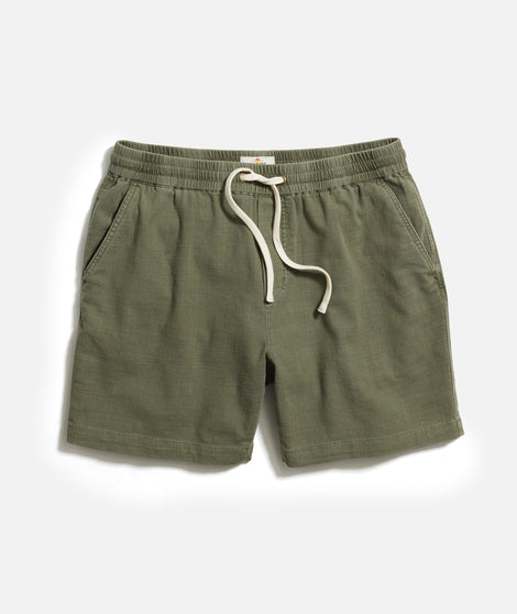 6" Saturday Stretch Selvage Short in Olive