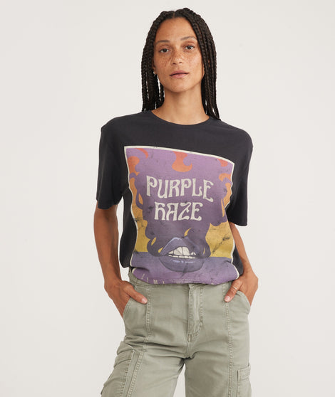 Jimi Hendrix Unisex Tee in Faded Black