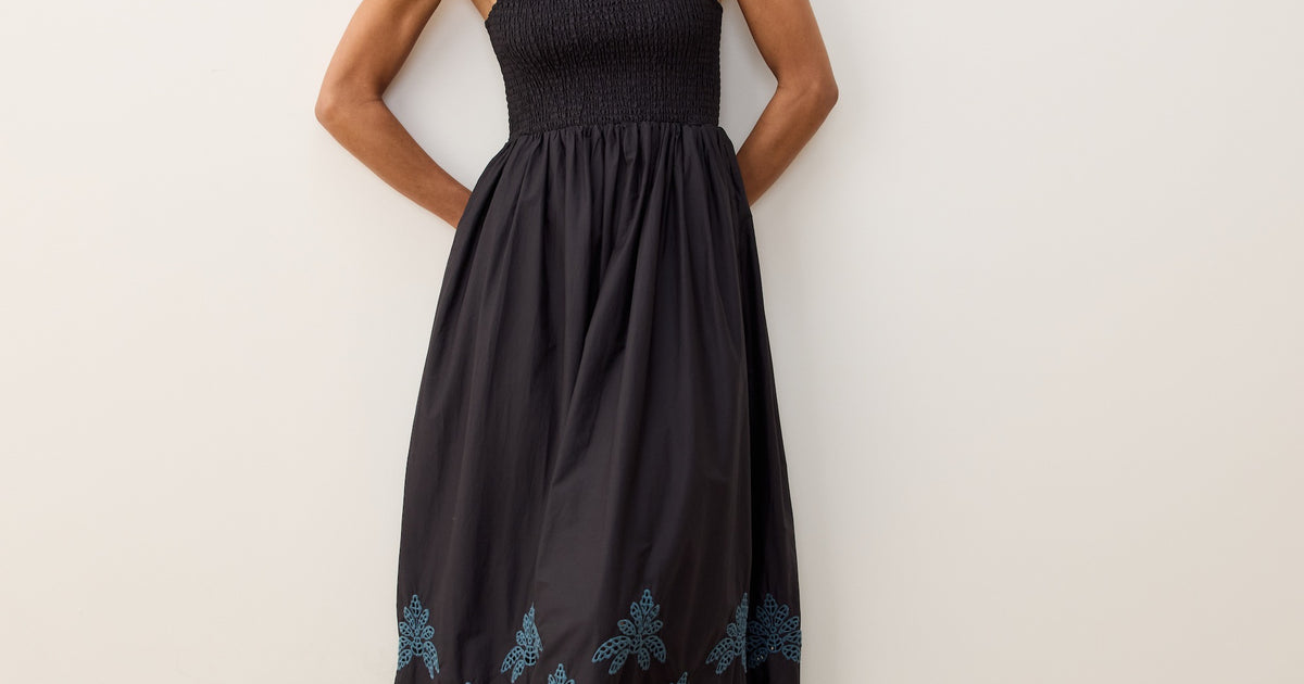 Selene Eyelet Maxi Dress – Marine Layer