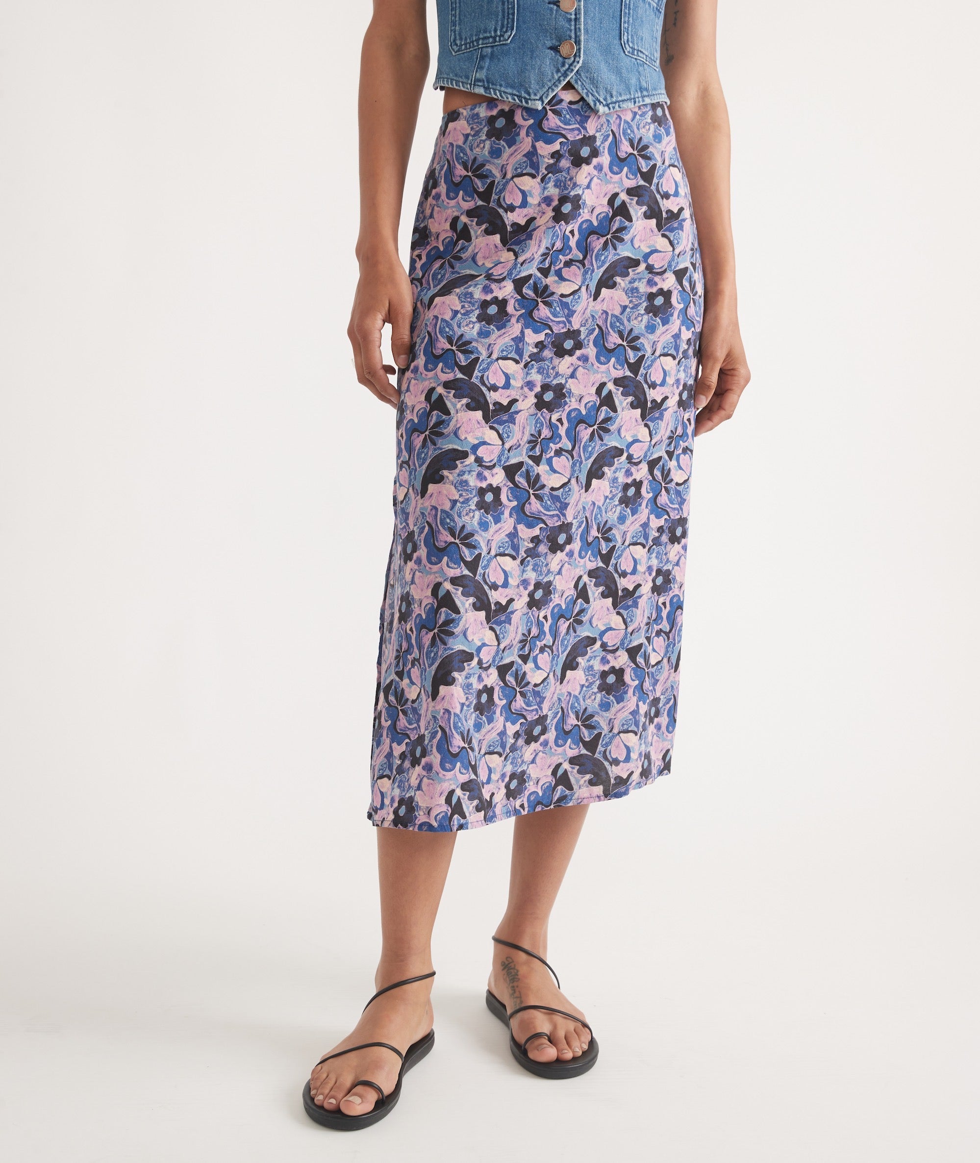 Ryan Slip Midi Skirt