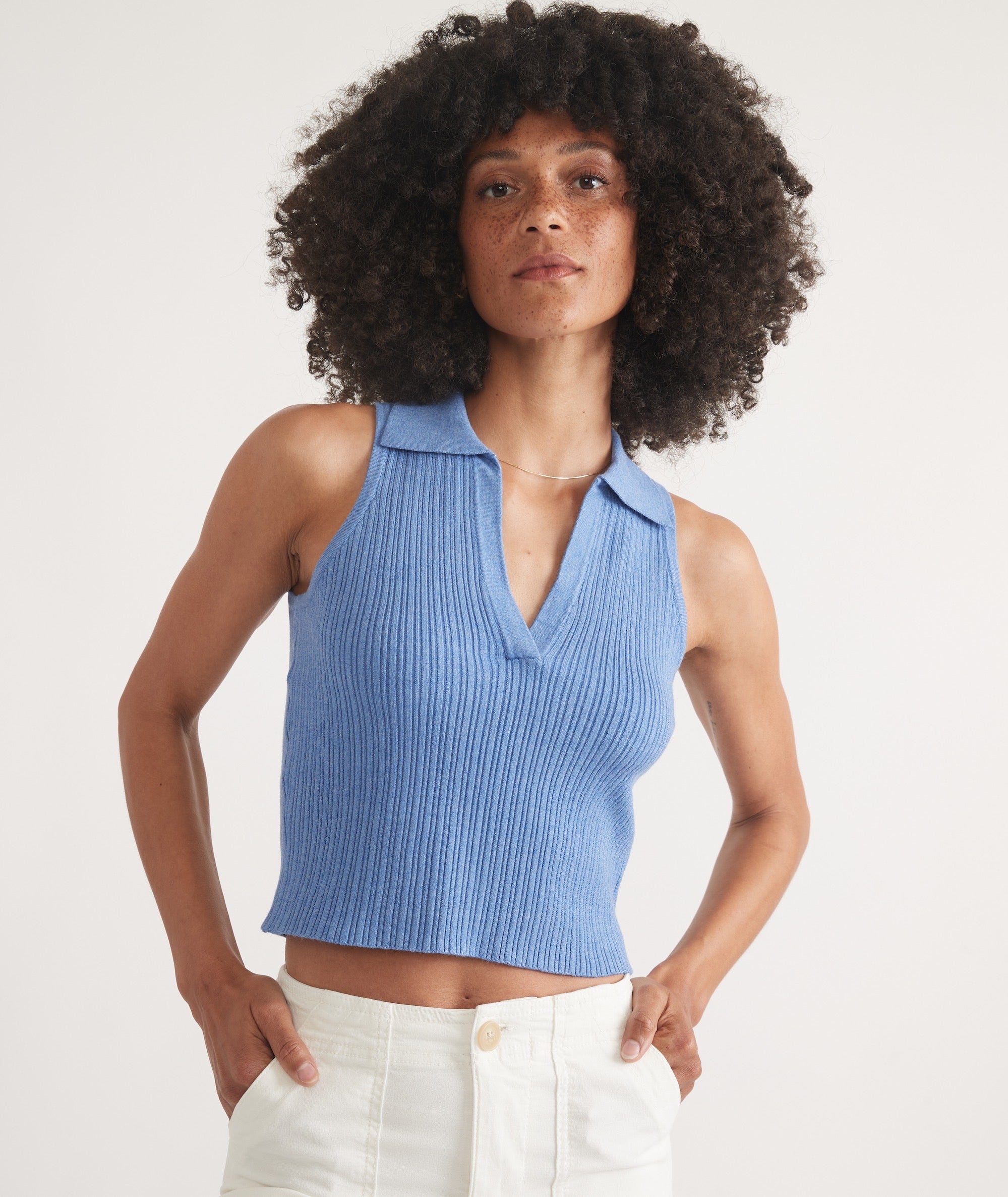 Amelia Rib Polo