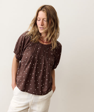 Celina Puff Top