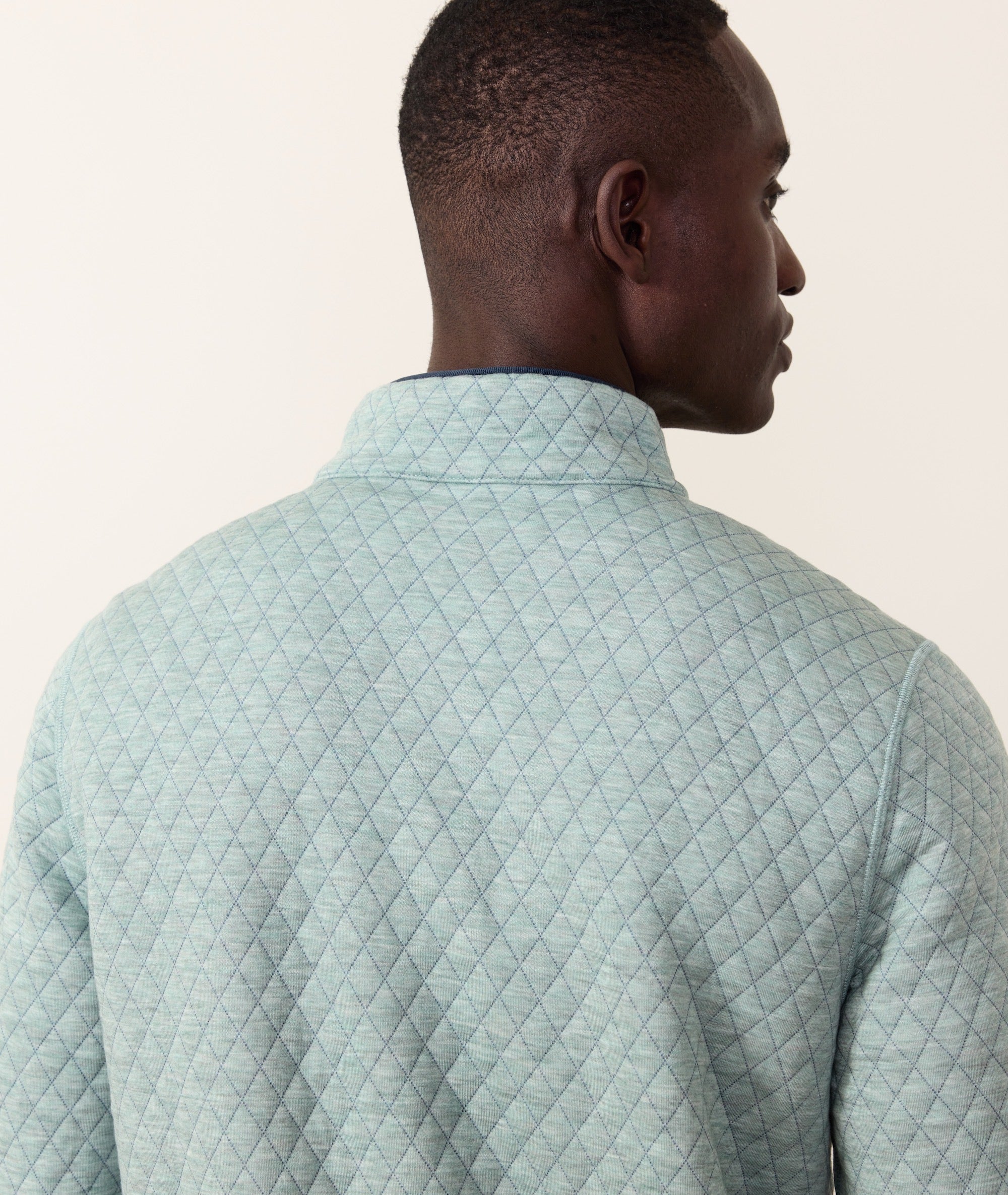 Corbet Quilted Reversible Pullover