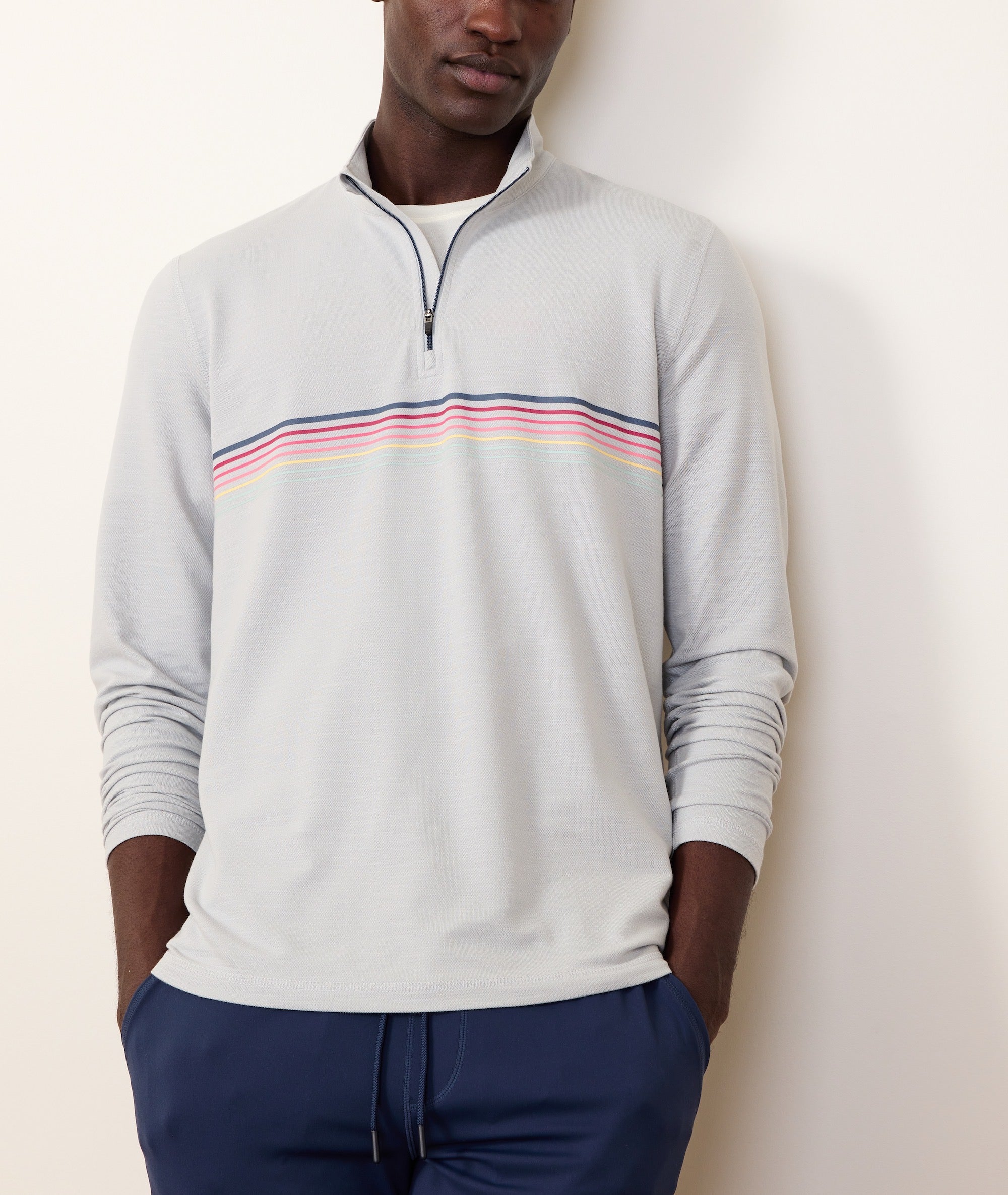 今だけの限定セール Air Midweight Quarter Layer Marine – Zip メンズウェア