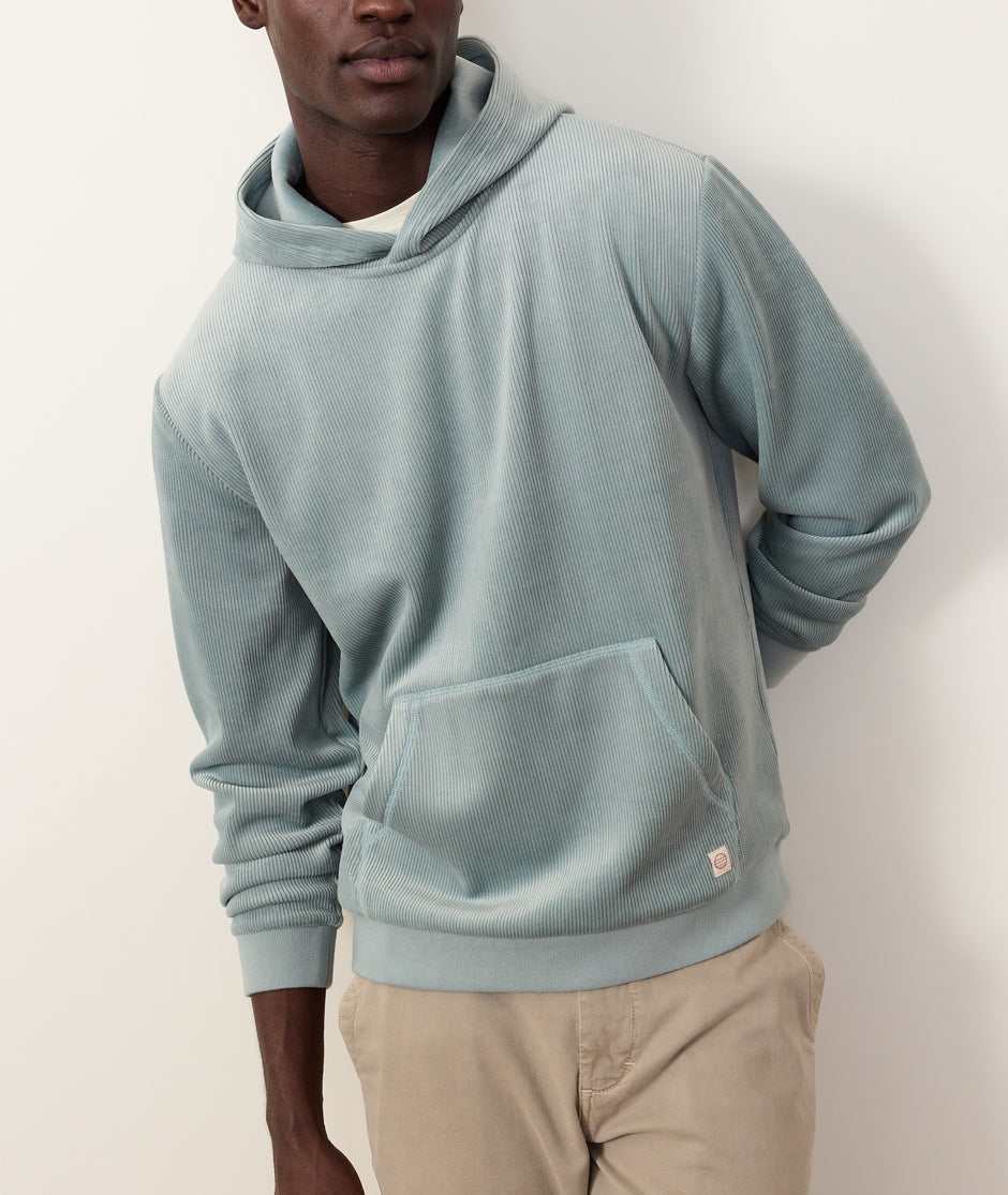 Cord Velour Hoodie