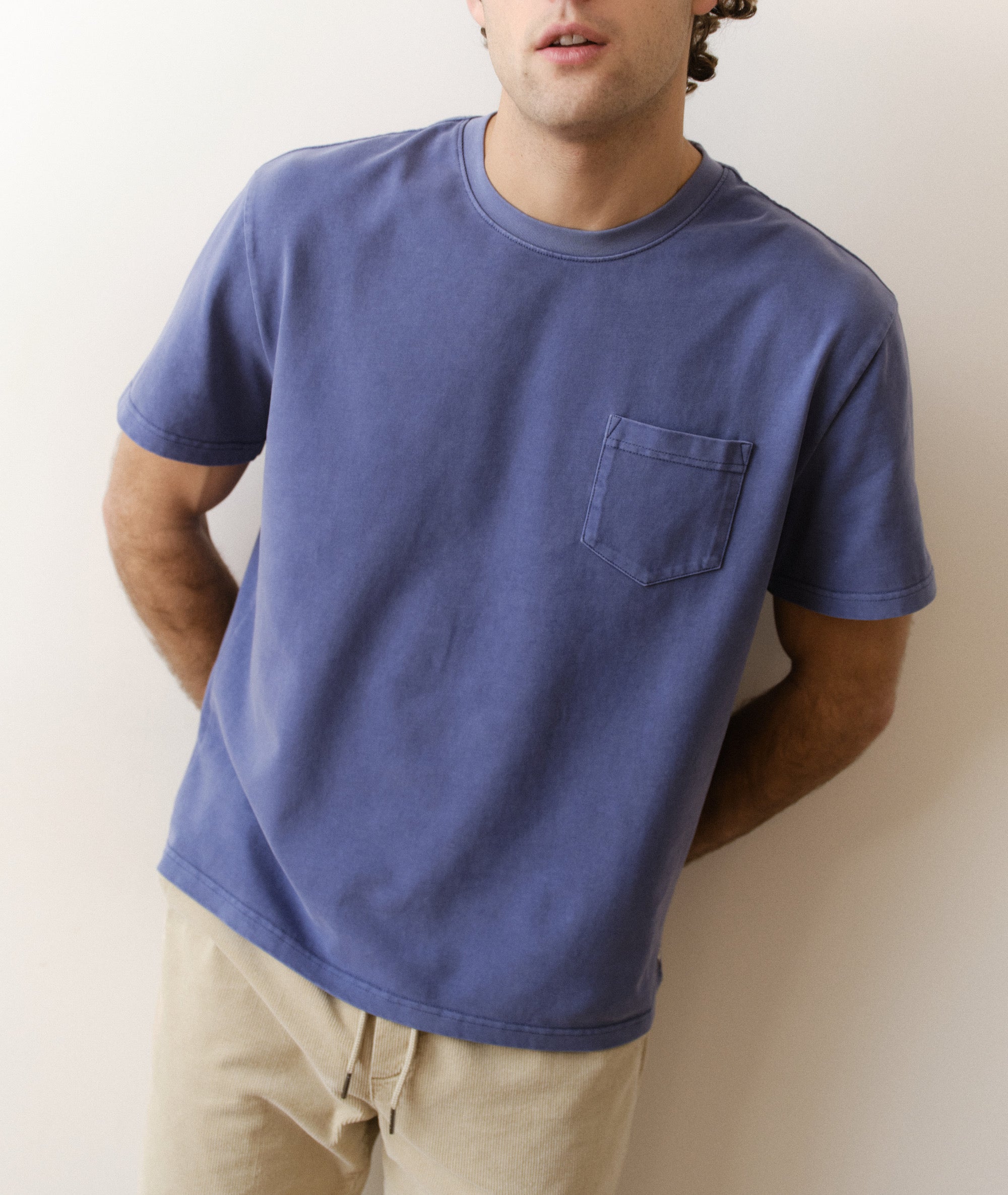 Luxe 250 Relaxed Pocket Tee