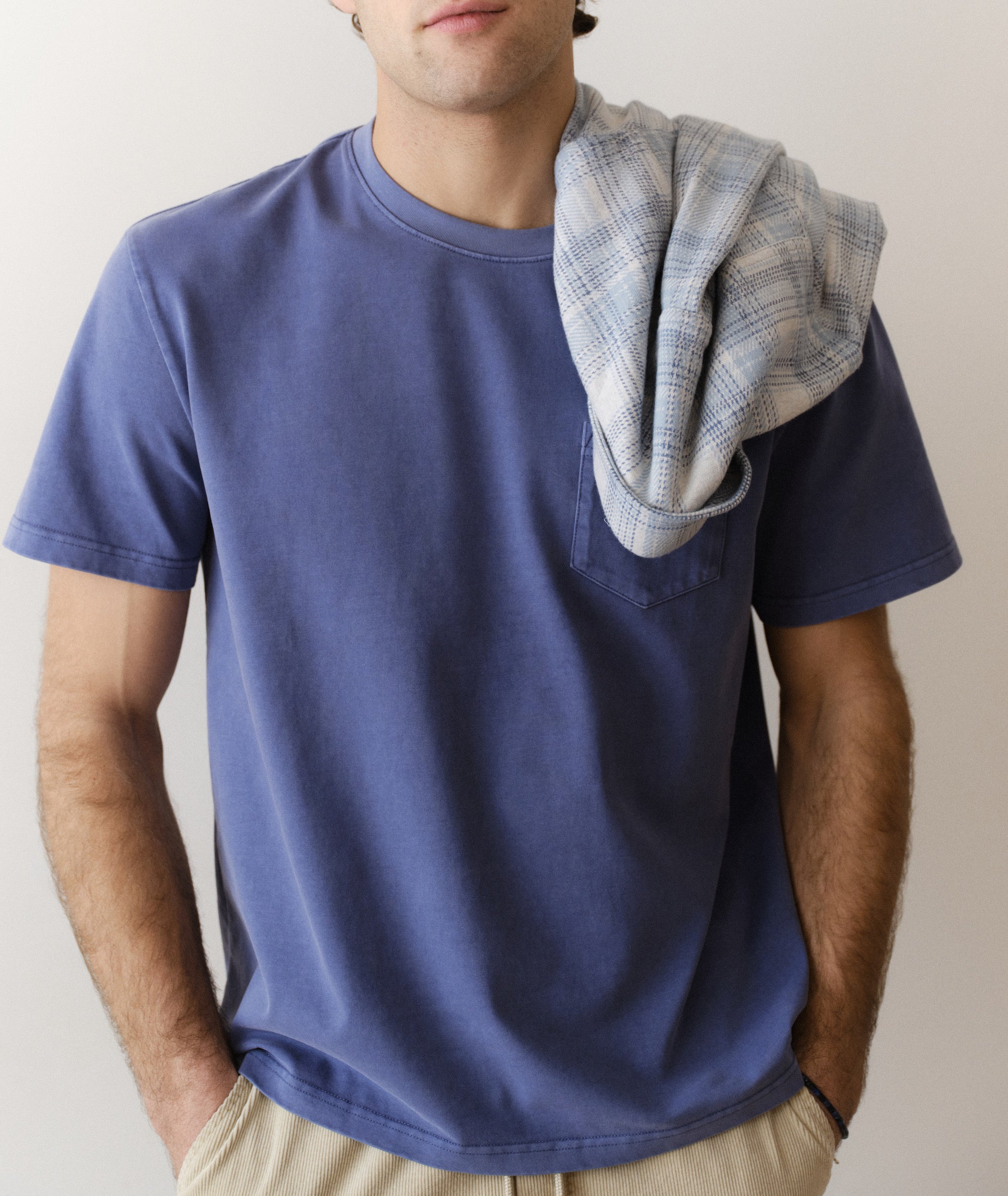 Luxe 250 Relaxed Pocket Tee