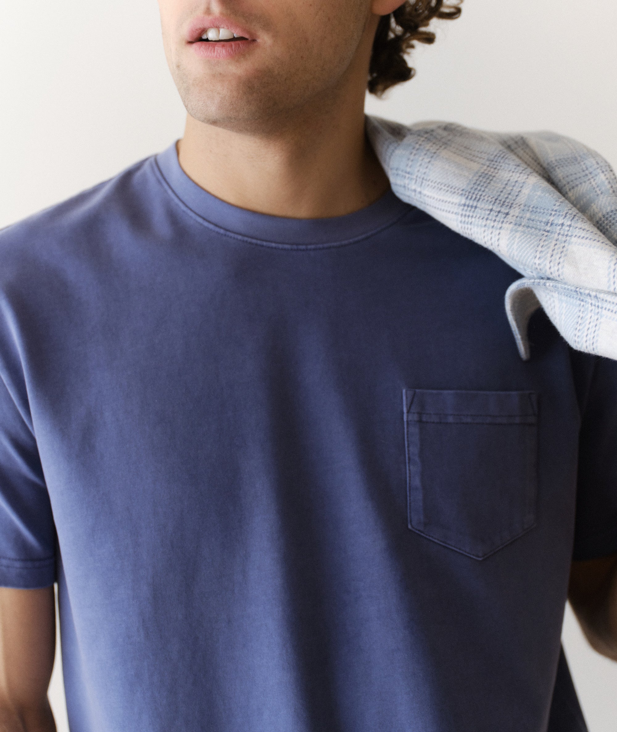 Luxe 250 Relaxed Pocket Tee