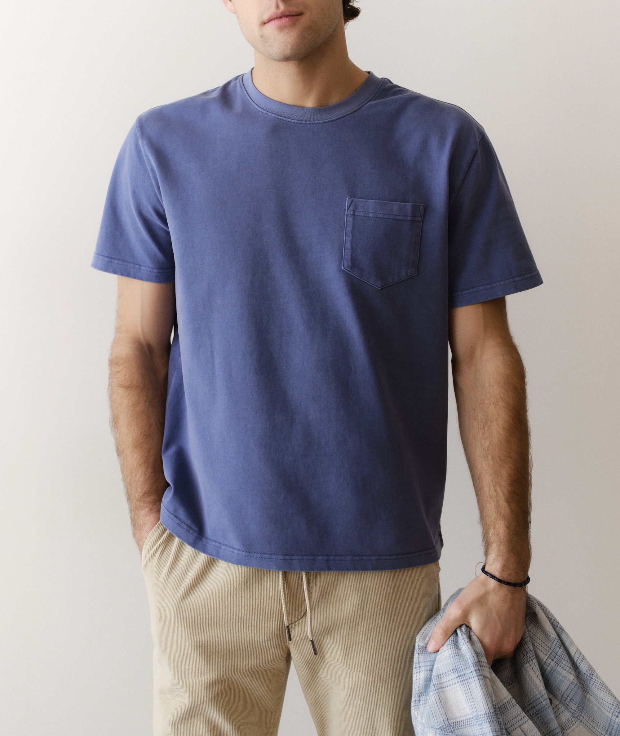 Luxe 250 Relaxed Pocket Tee