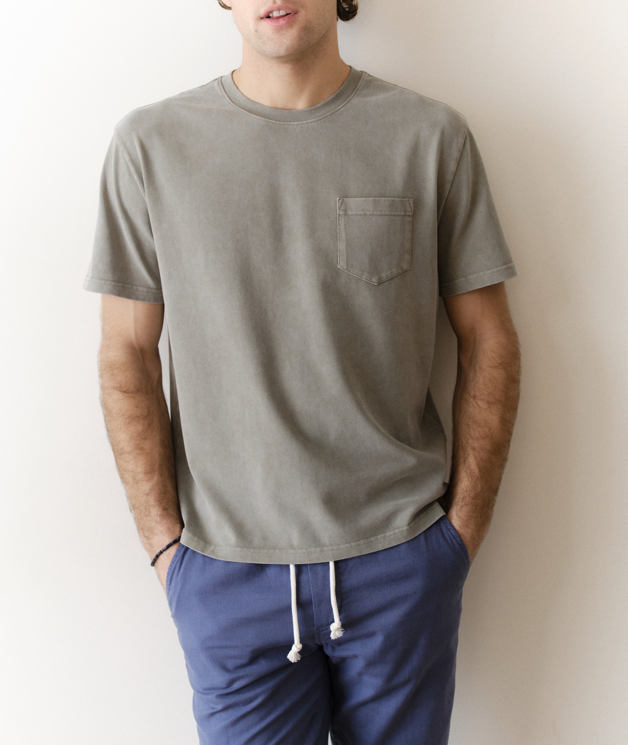 Luxe 250 Relaxed Pocket Tee