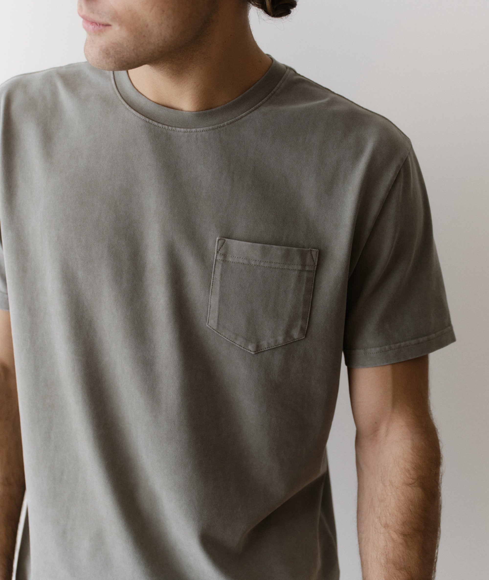 Luxe 250 Relaxed Pocket Tee