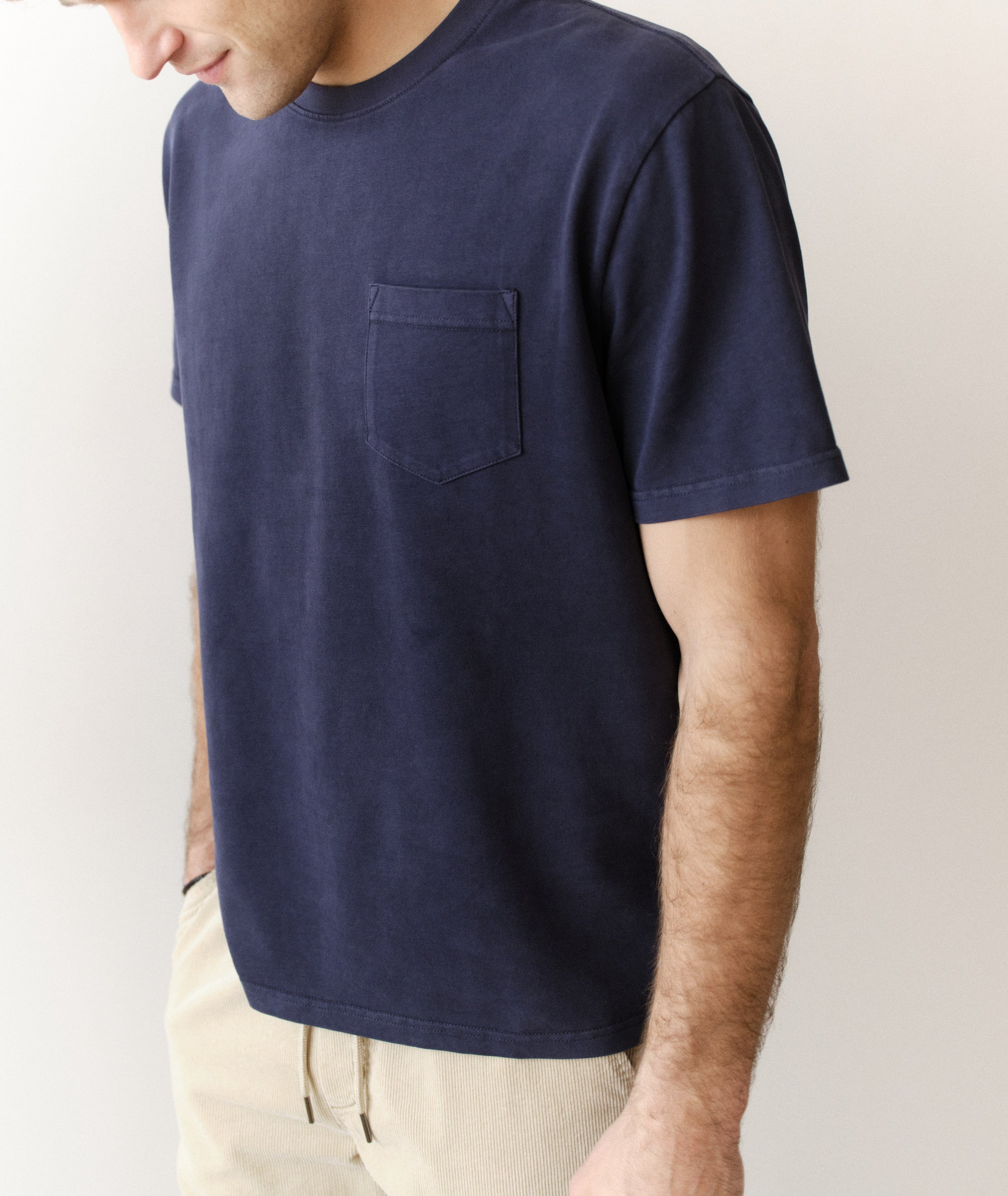 Luxe 250 Relaxed Pocket Tee