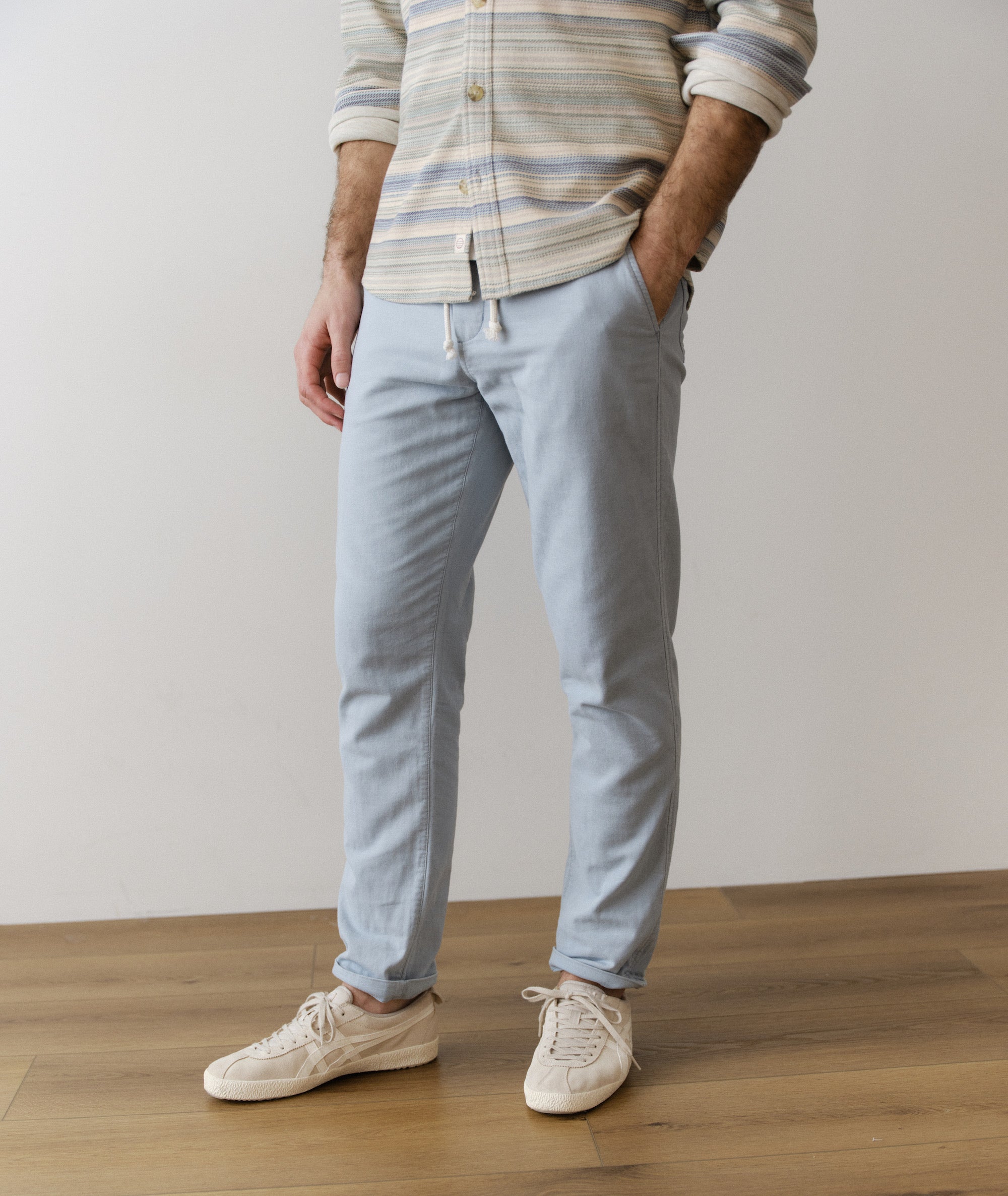 Men's Saturday Beach Pants Slim Straight | Light Blue | XL - Tall by Marine Layer Men's Saturday Beach Pants Slim Straight | Light Blue | XL - Tall by Marine Layer
