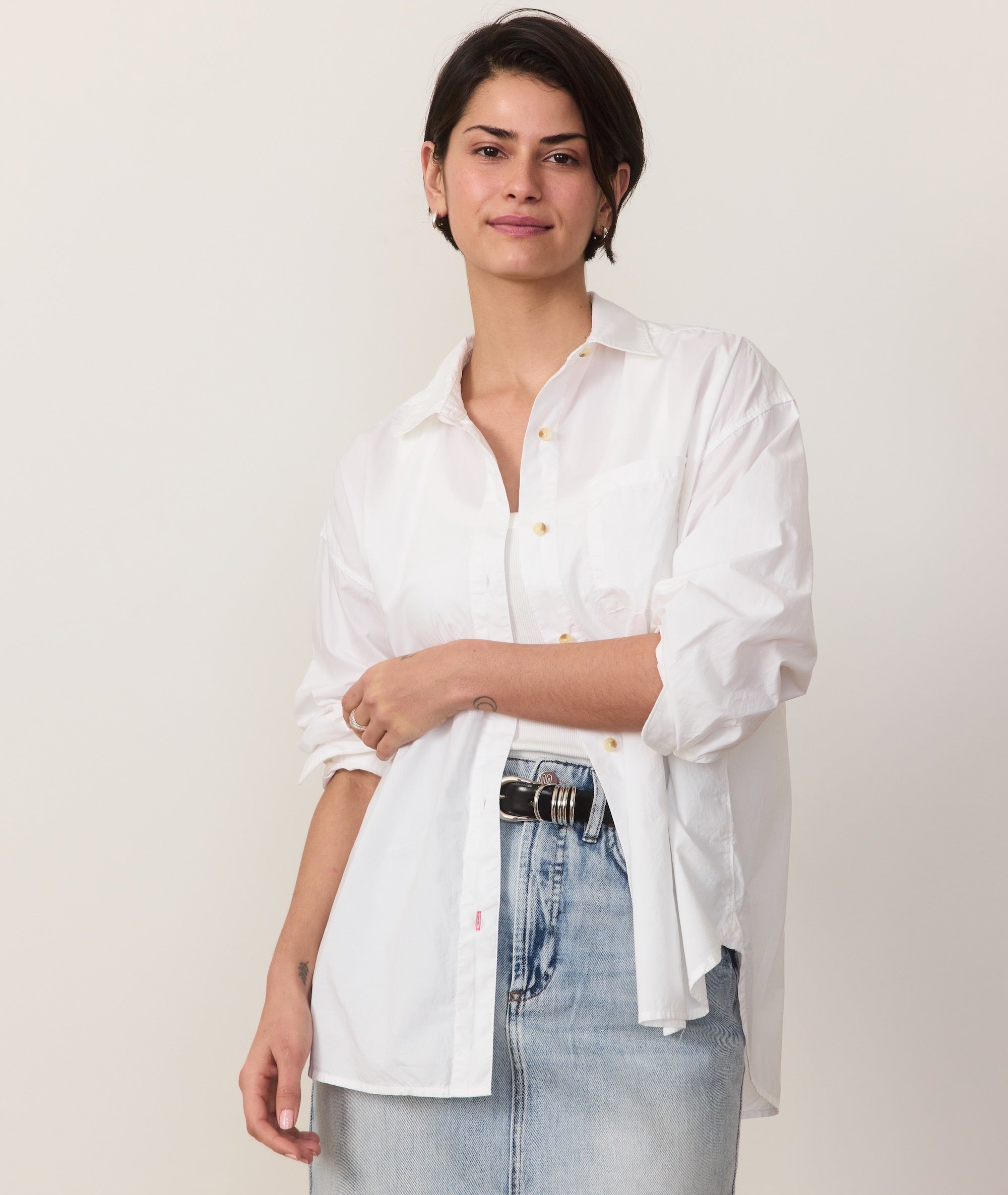Cali Poplin Oversized Shirt
