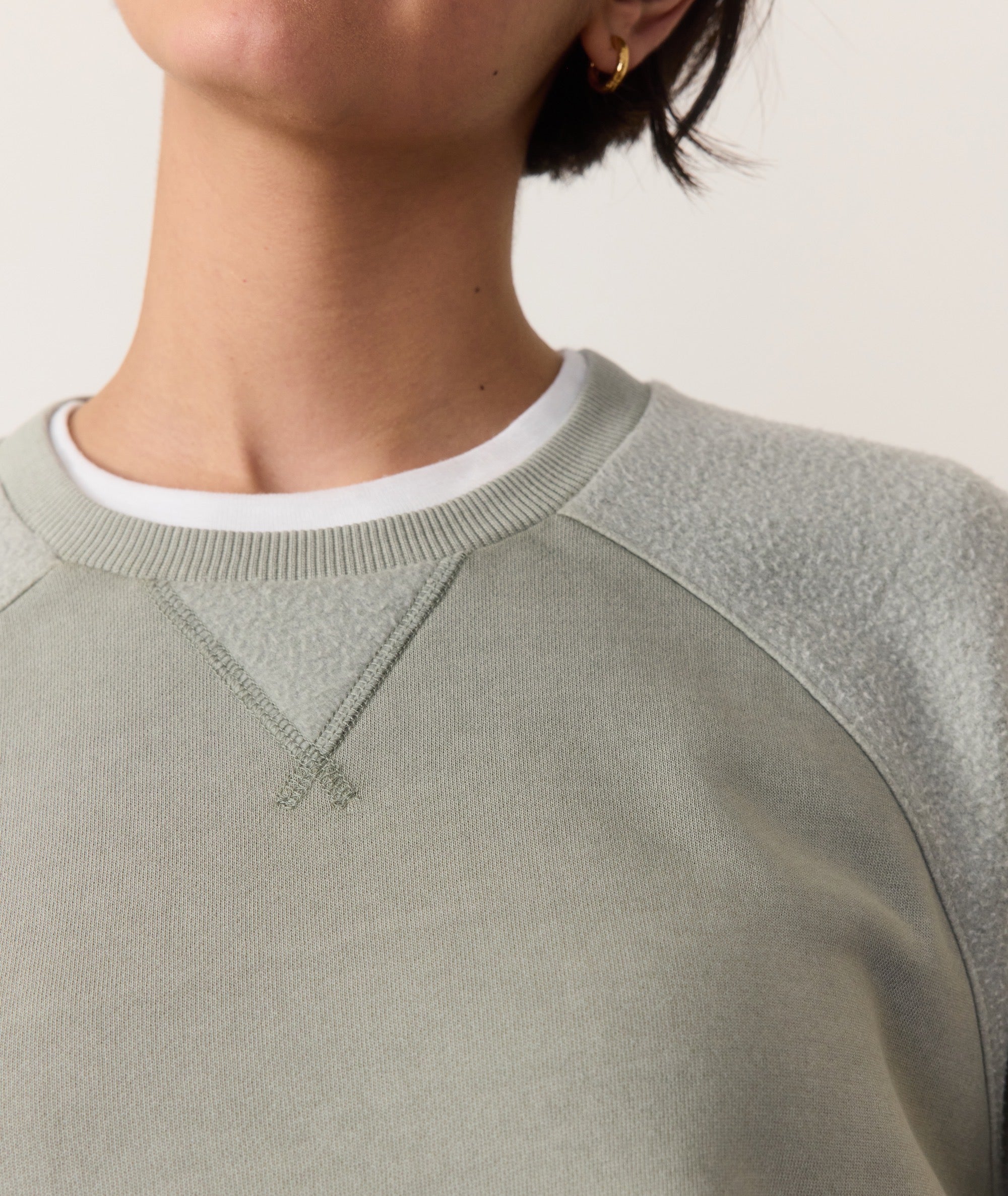 Cloud 9 Fleece Crop Sweatshirt – Marine Layer
