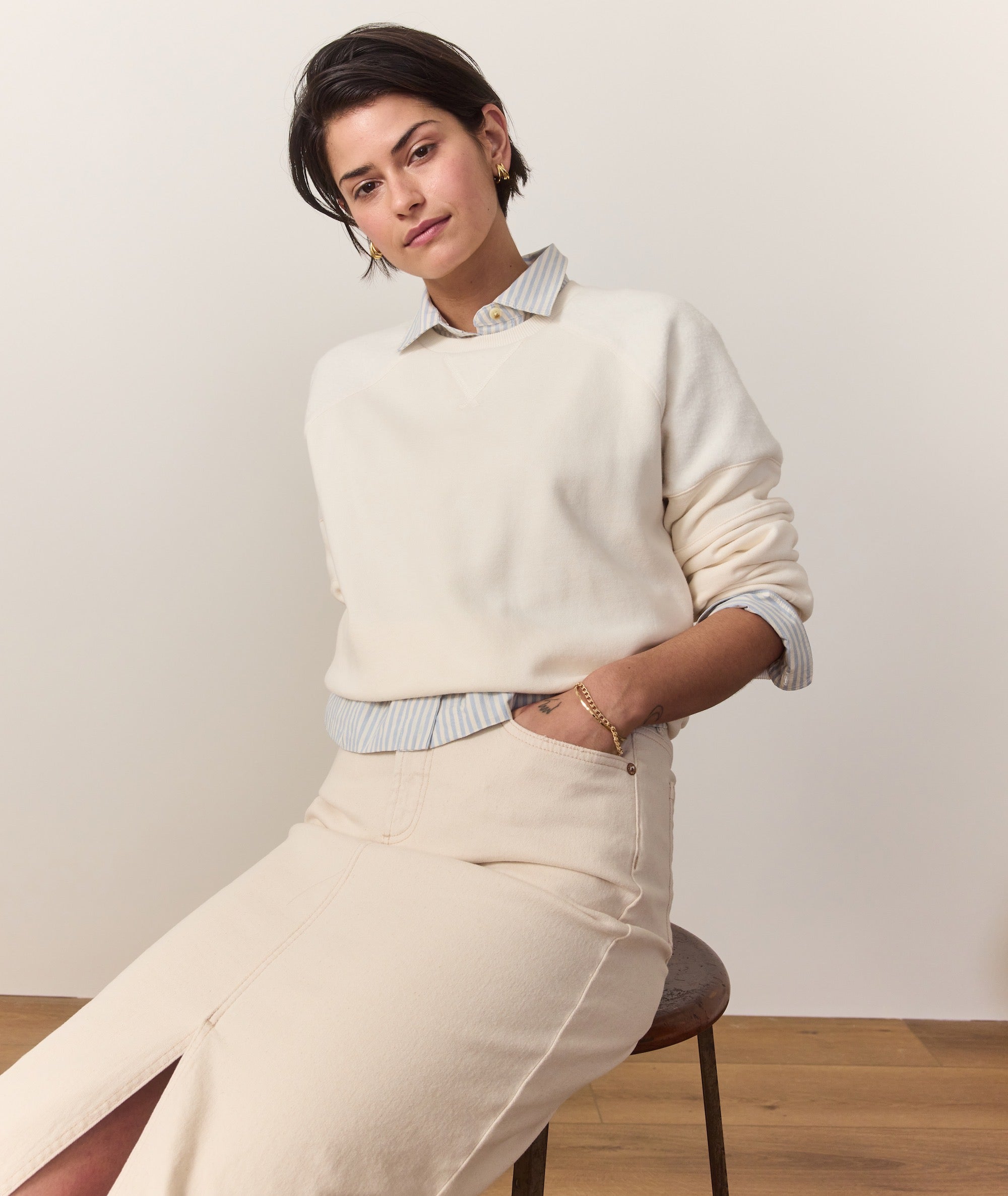 Cloud 9 Fleece Crop Sweatshirt